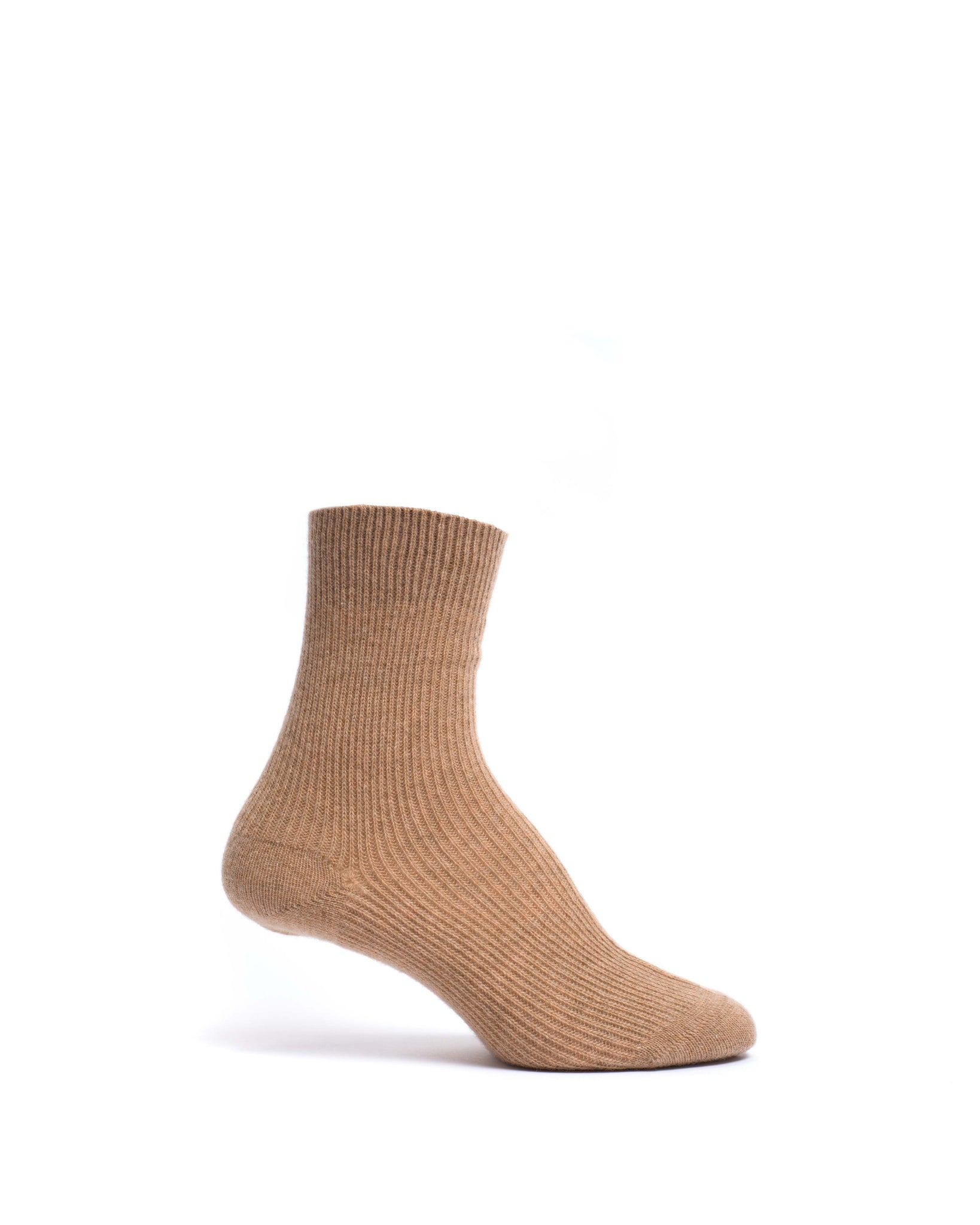 Lanai cashmere socks 70% cashmere 30% wool Caramel