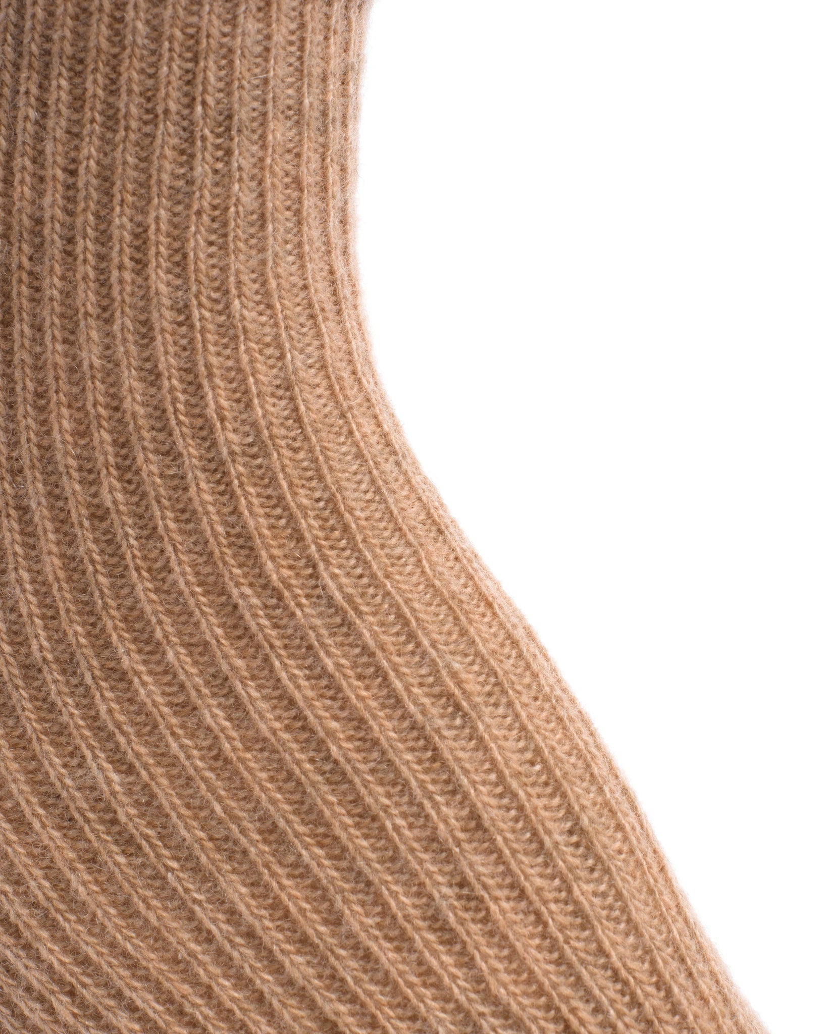 Lanai cashmere socks 70% cashmere 30% wool Caramel