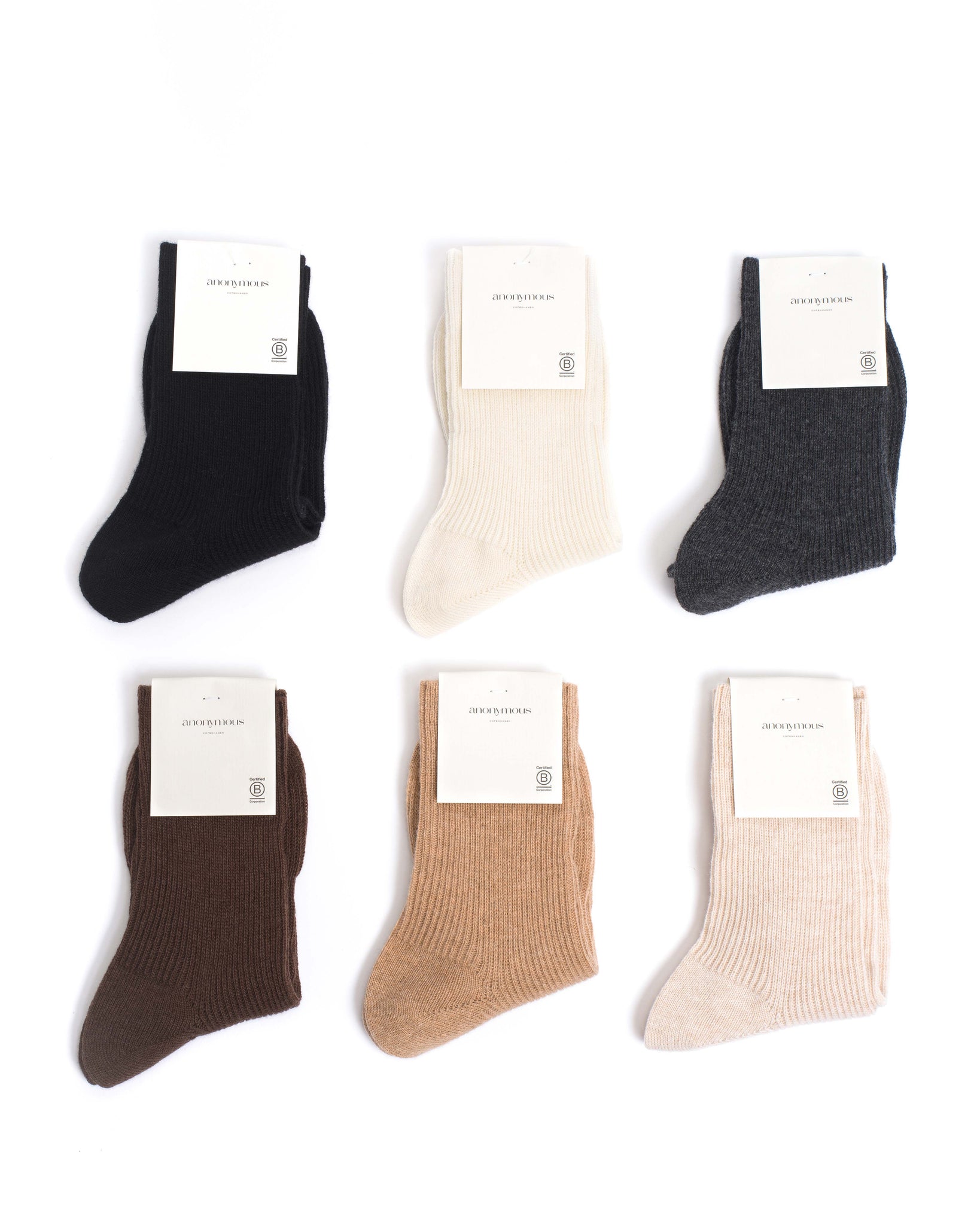 Lanai cashmere socks 70% wool 30% cashmere White sand