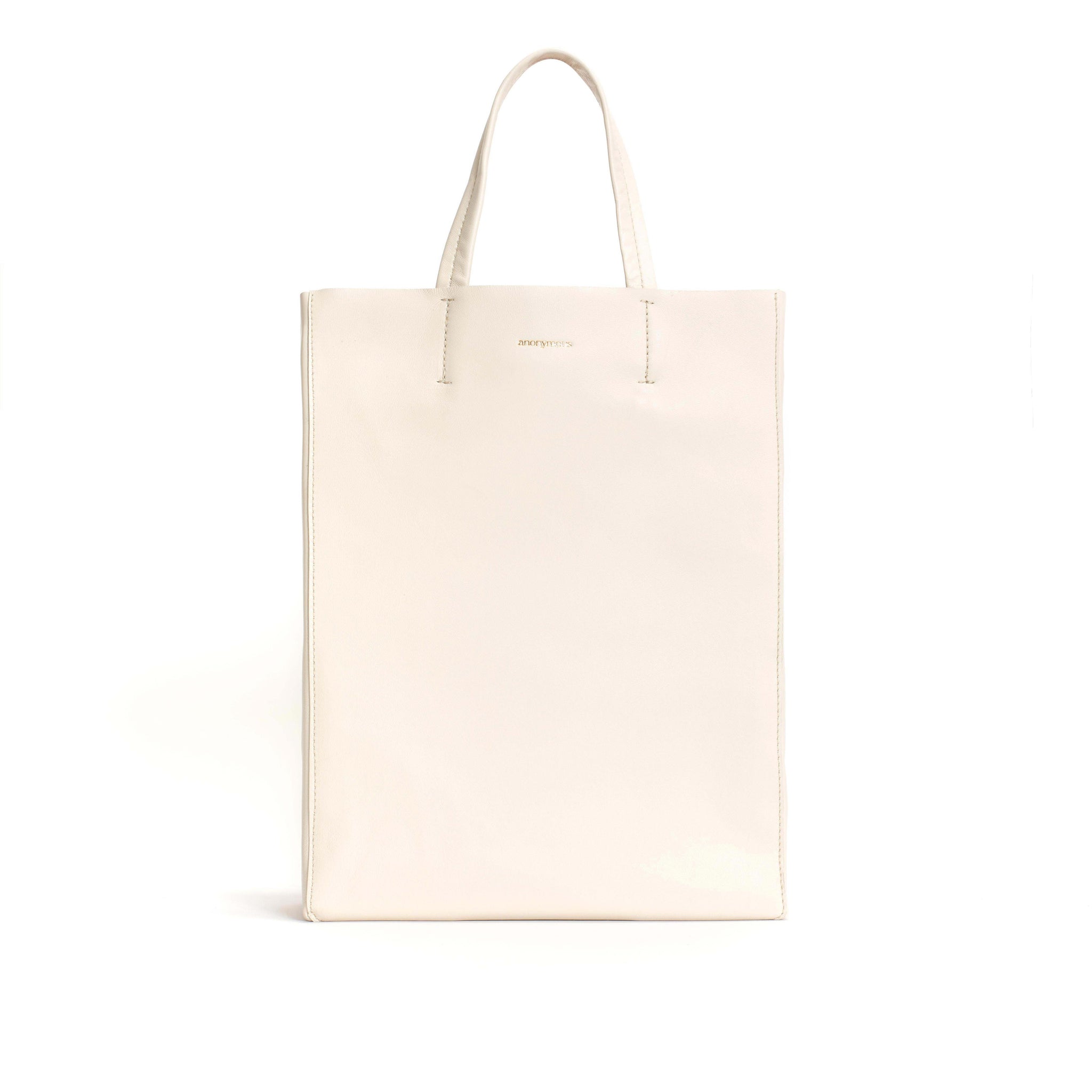 Linea shopper Shiny lamb Milk white - Anonymous Copenhagen