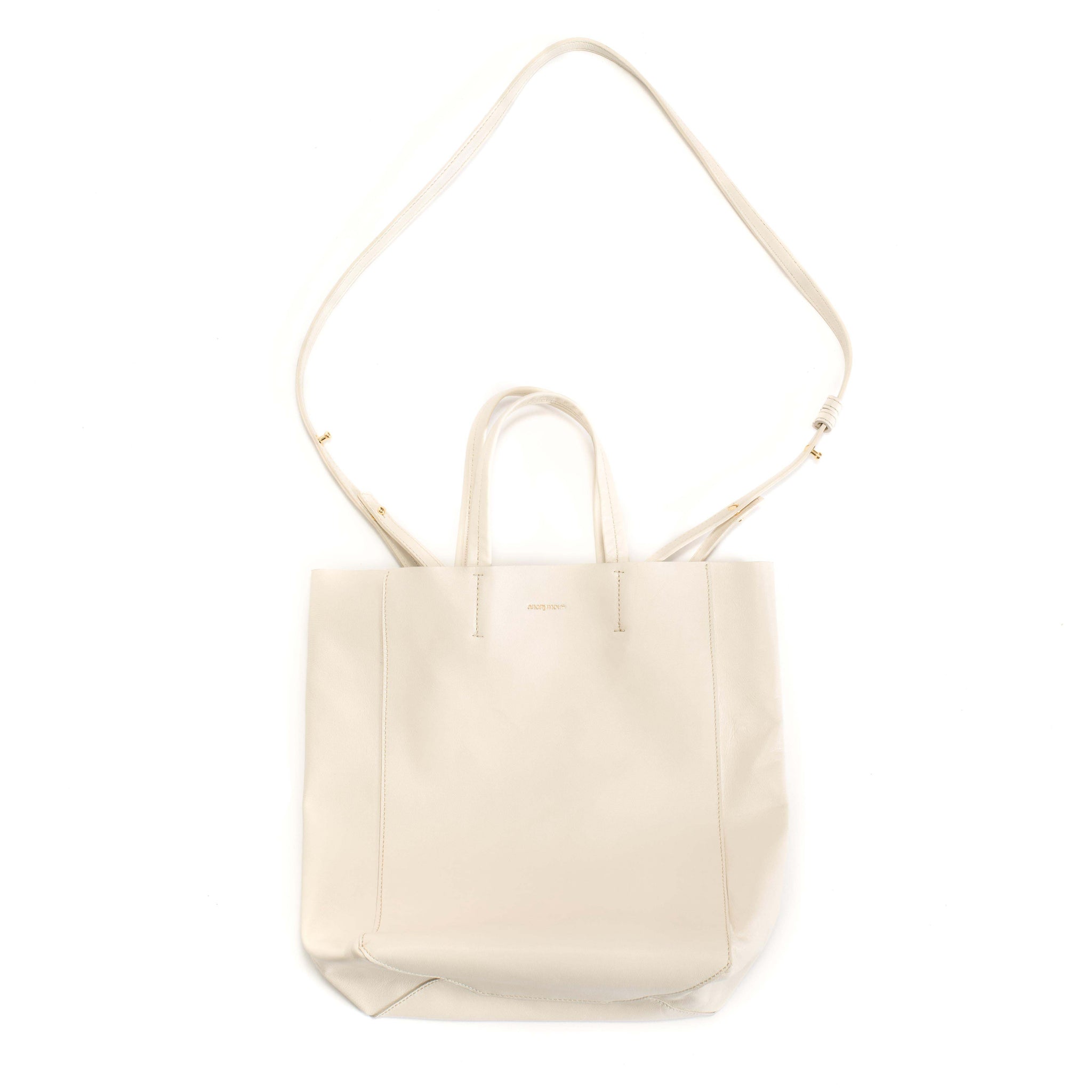 Linea shopper Shiny lamb Milk white - Anonymous Copenhagen