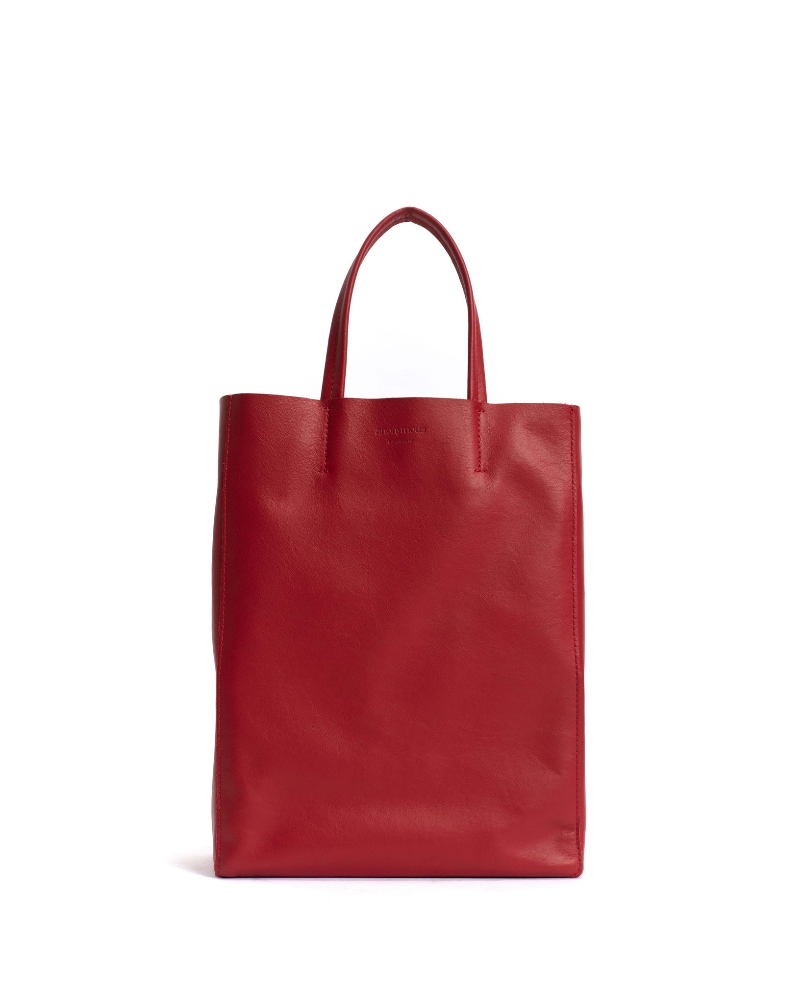 Linea shopper Soft calf Ruby red