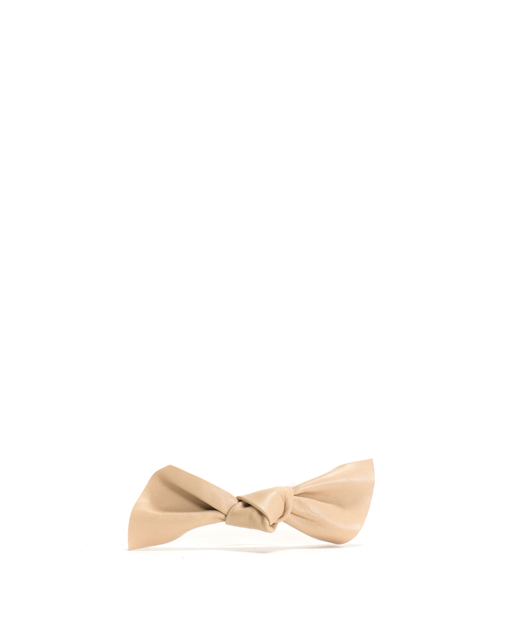 Linnie hair elastic grand bow Shiny lamb Vanilla cream - Anonymous Copenhagen