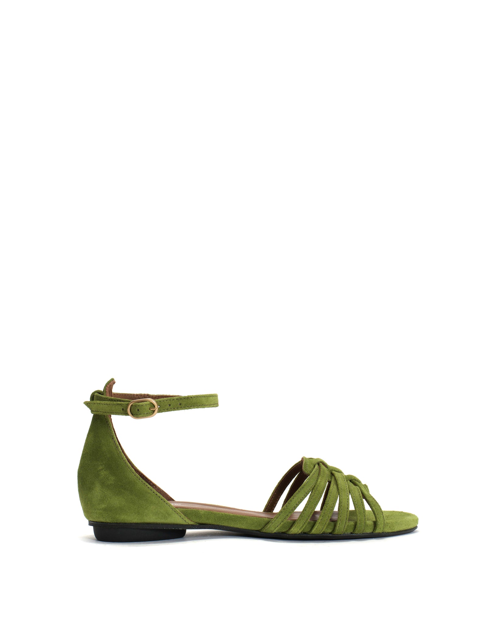 Mareike 10 Calf suede Grass green - Anonymous Copenhagen