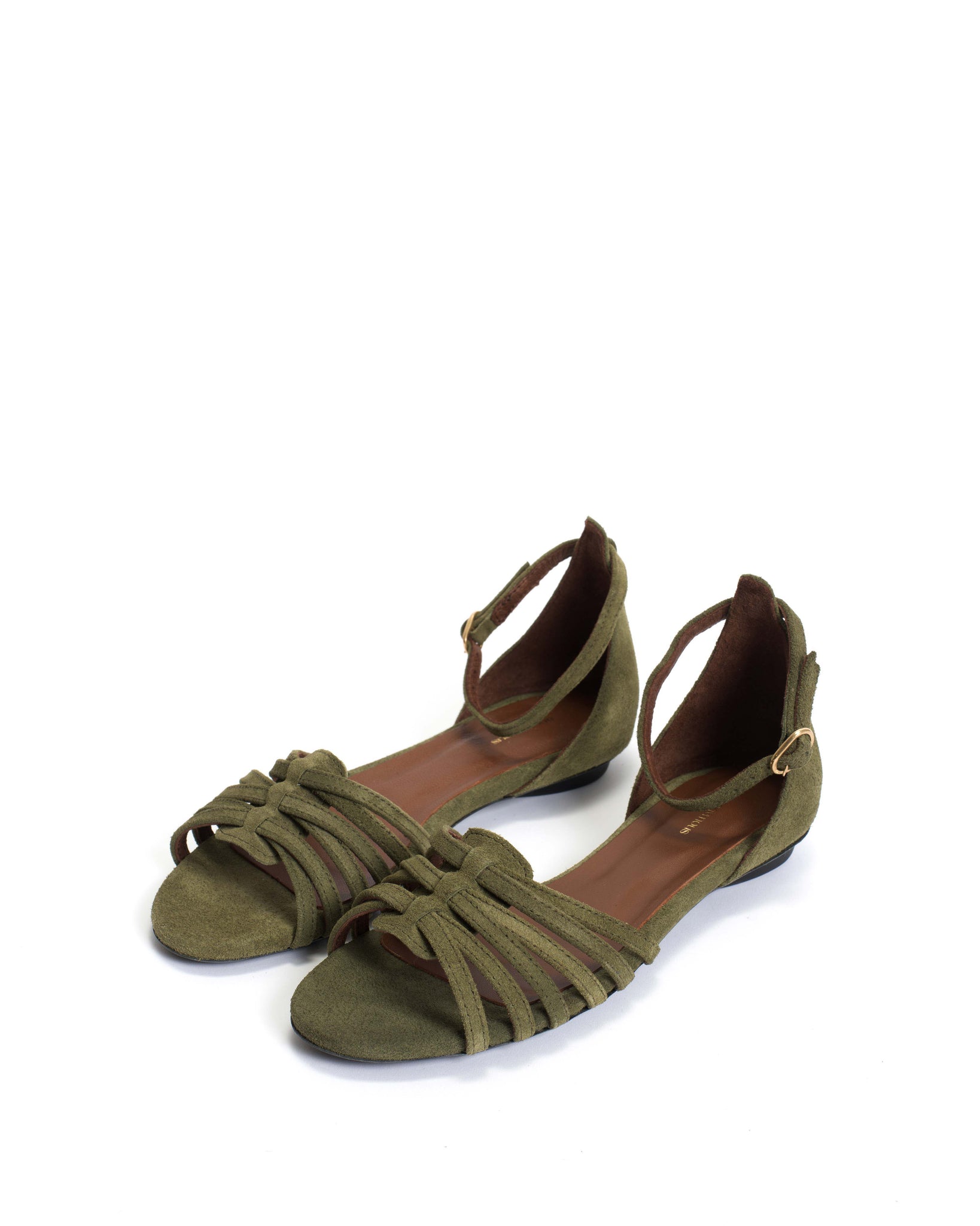 Mareike 10 Calf suede Olive green