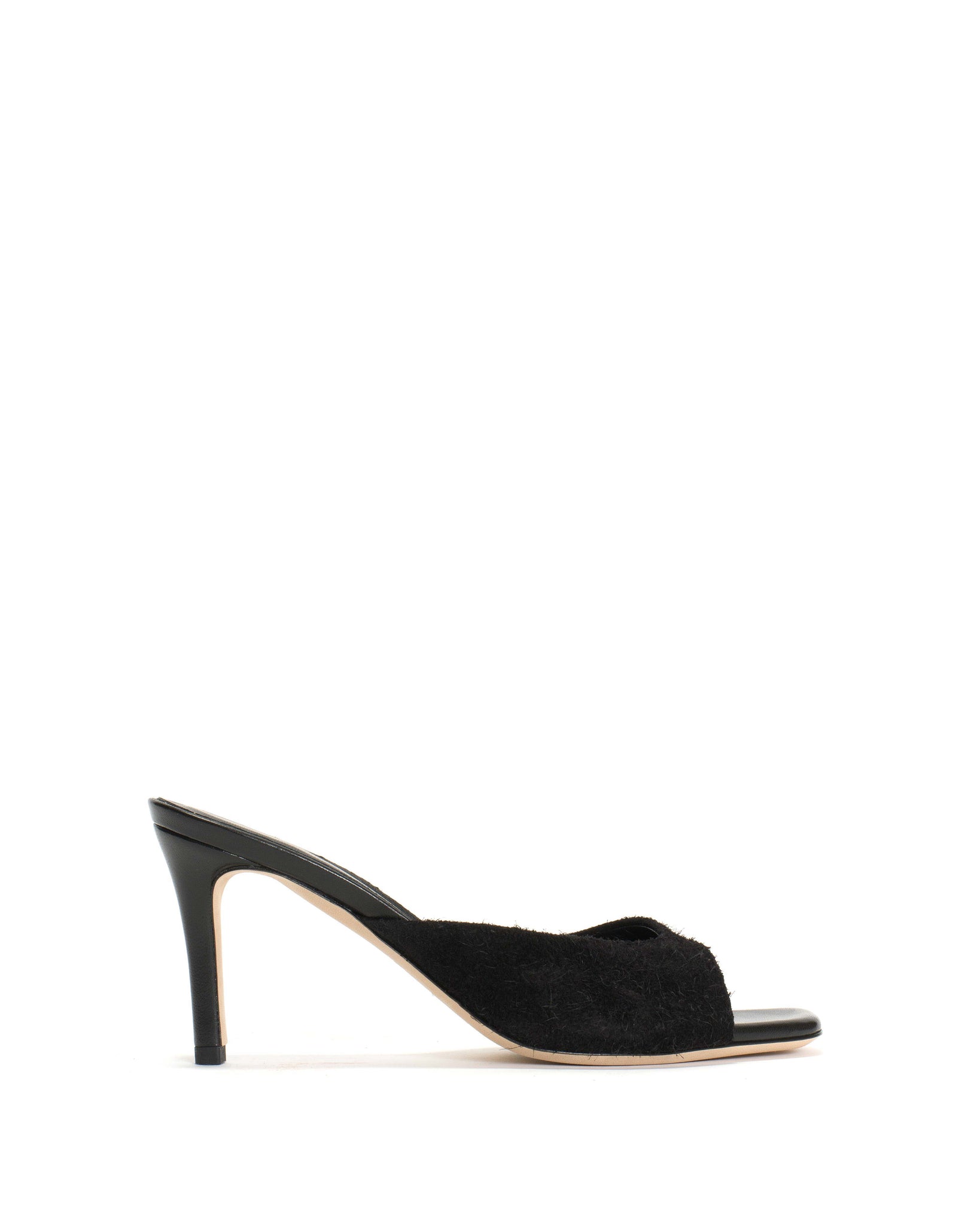 Mazy 75 Plushed calf suede Black - Anonymous Copenhagen