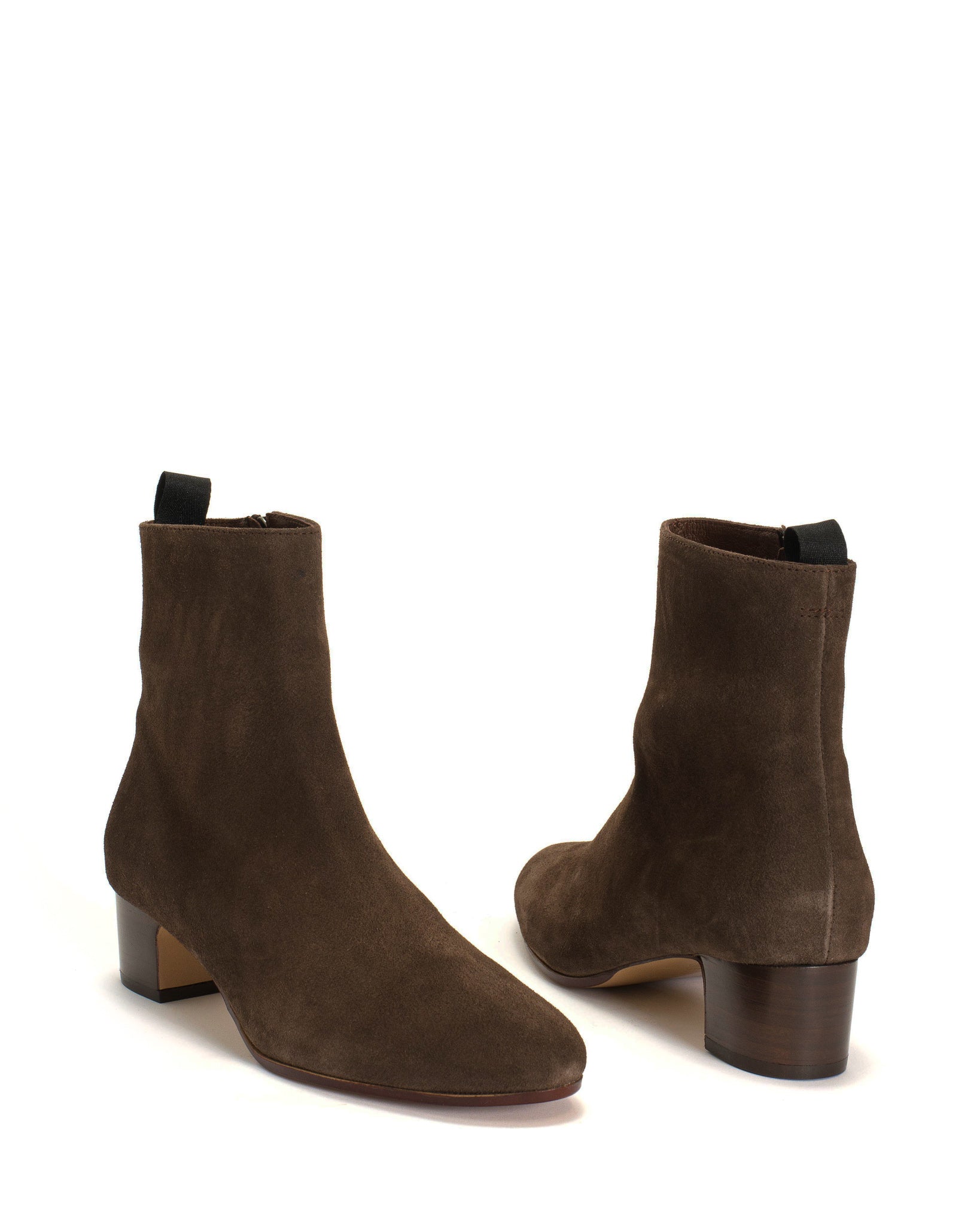 Mina Calf suede Coffee brown - Anonymous Copenhagen