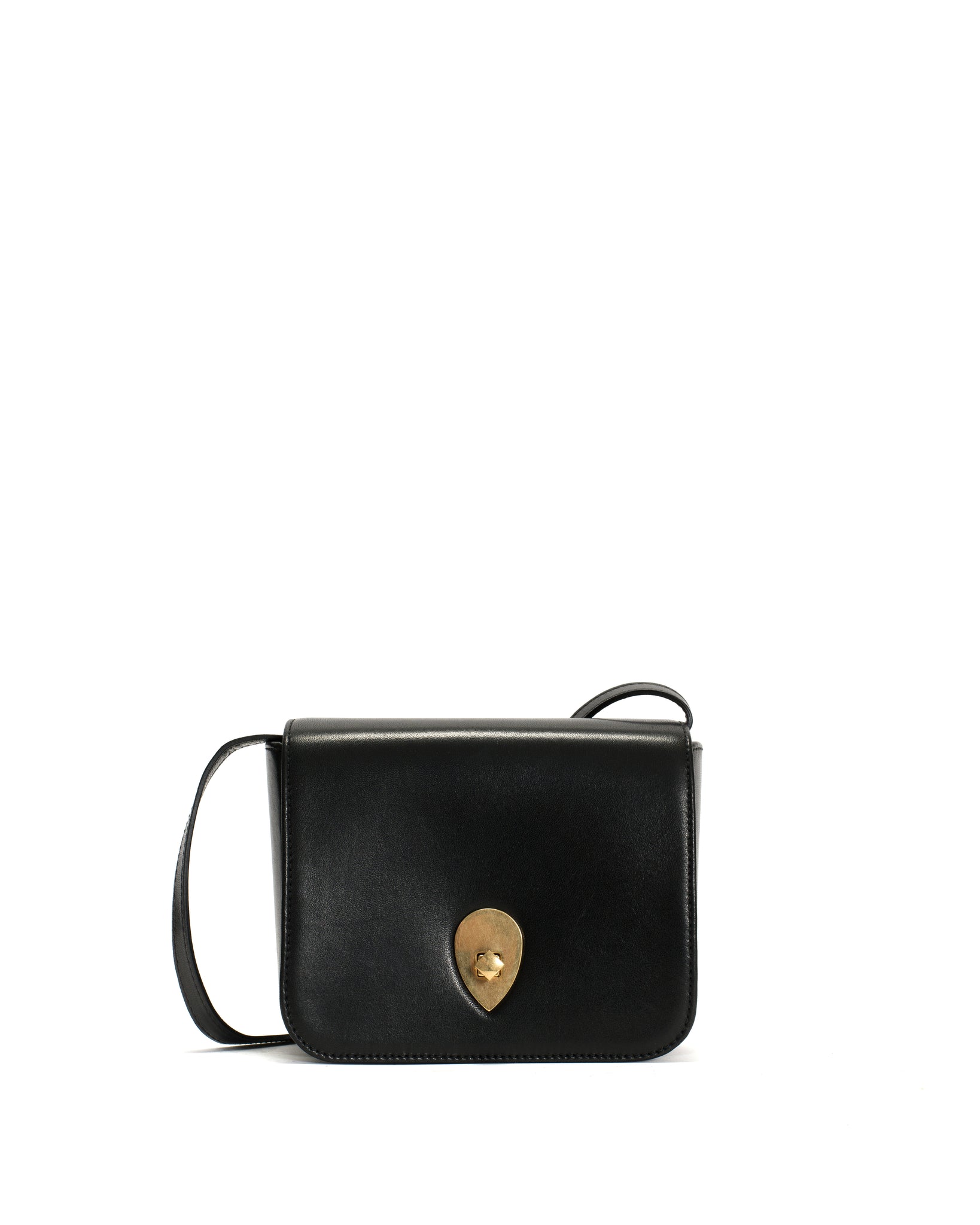 Nielle petite crossover bag Shiny lamb Black - Anonymous Copenhagen