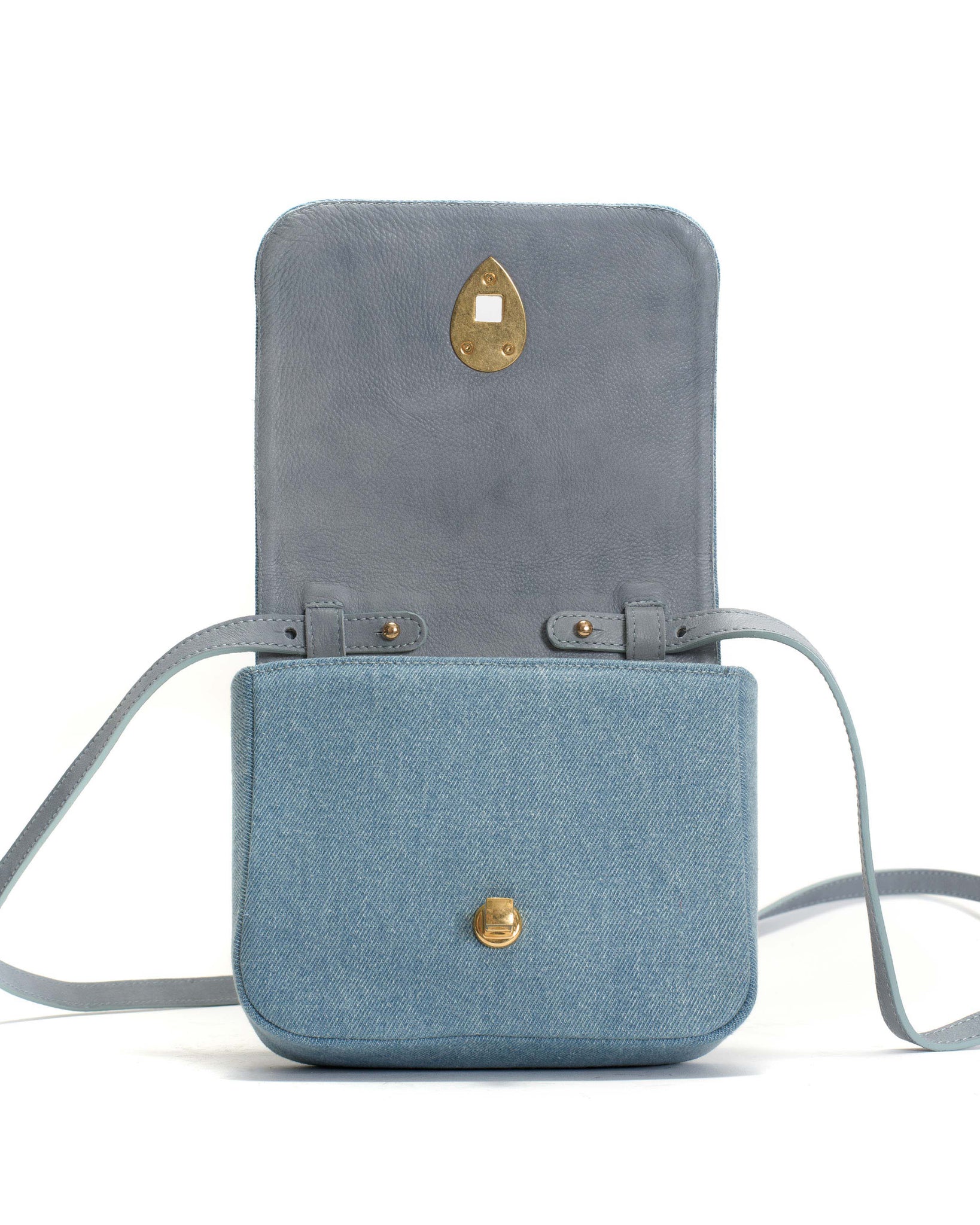 Nielle crossover bag Denim Sky blue - Anonymous Copenhagen