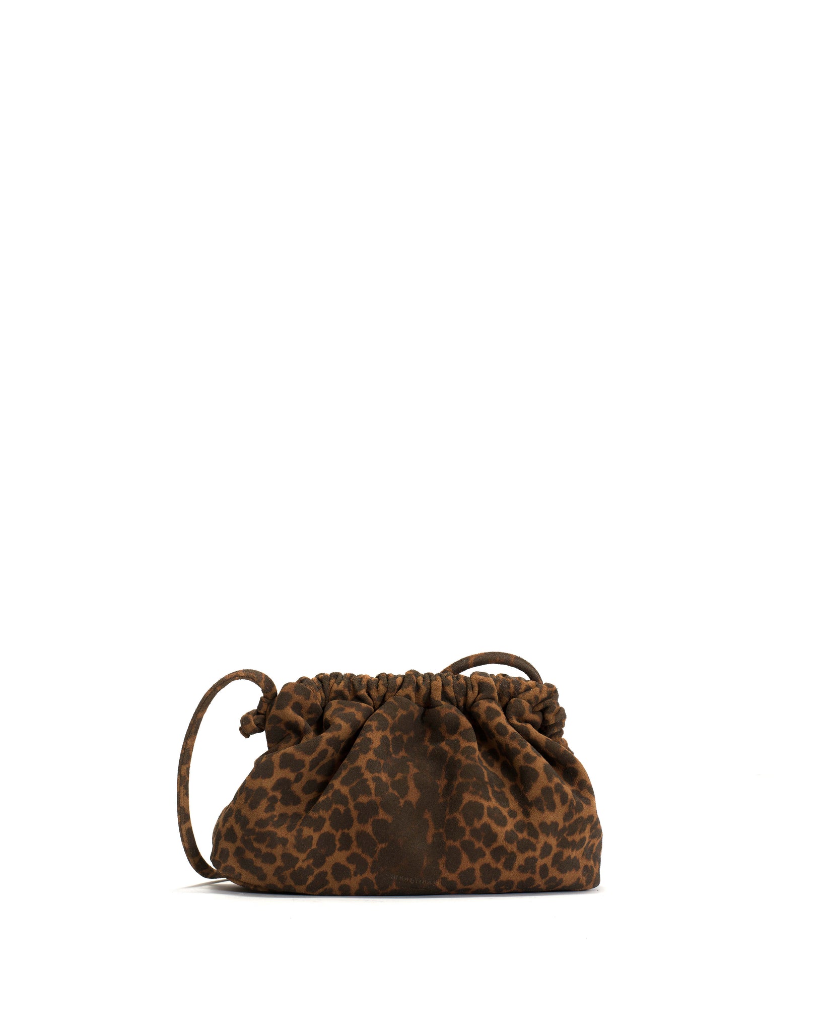 Hally petite cloud bag Calf suede print Leopard - Anonymous Copenhagen