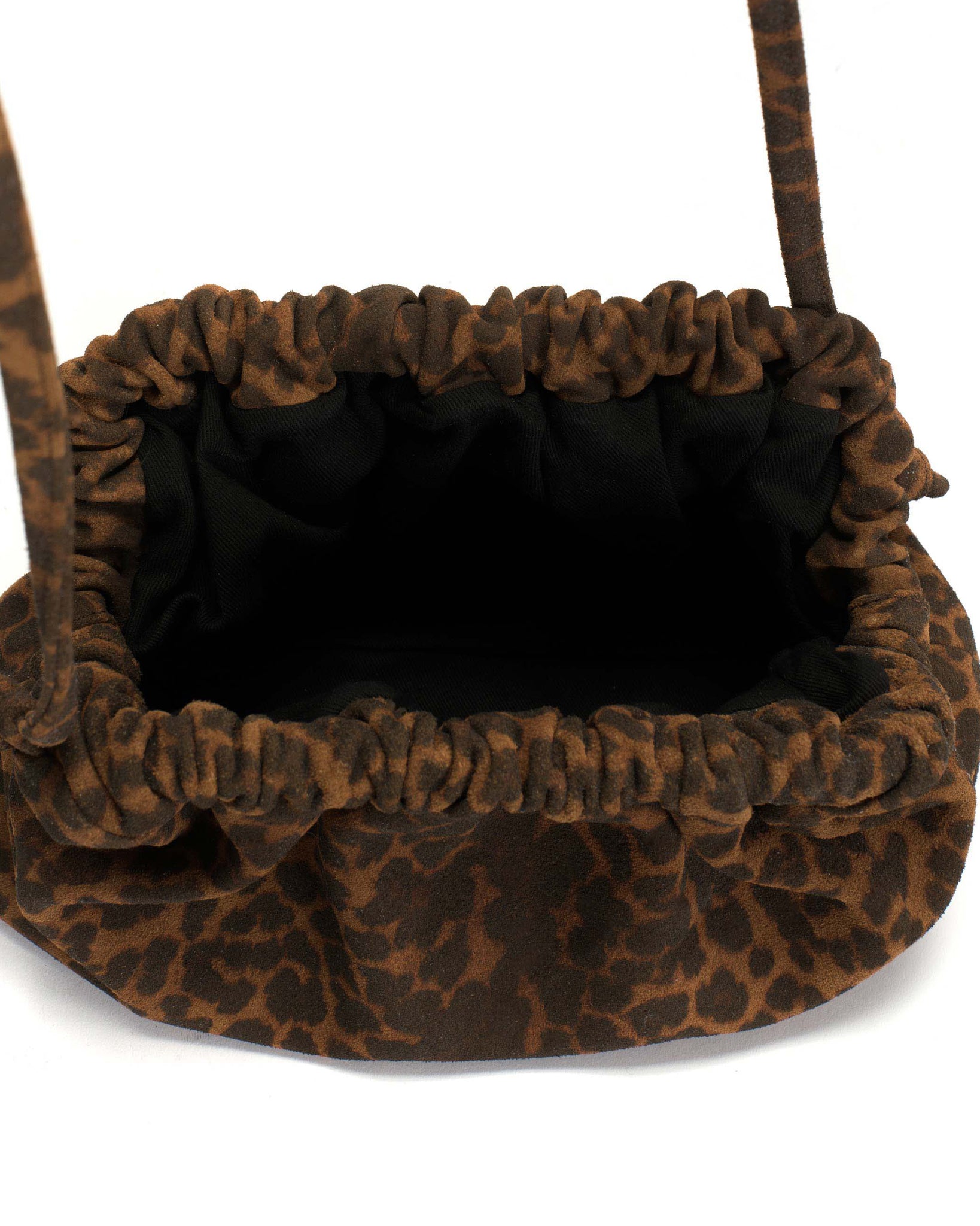 Hally petite cloud bag Calf suede print Leopard - Anonymous Copenhagen