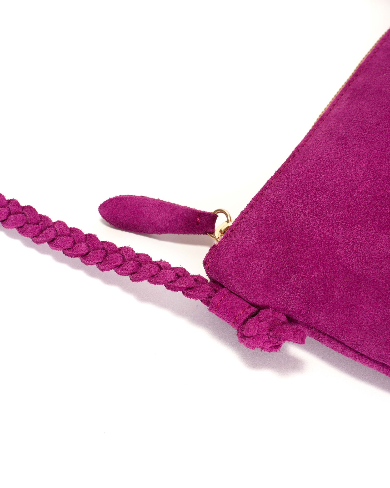 Thinna clutch Calf suede Raspberry - Anonymous Copenhagen