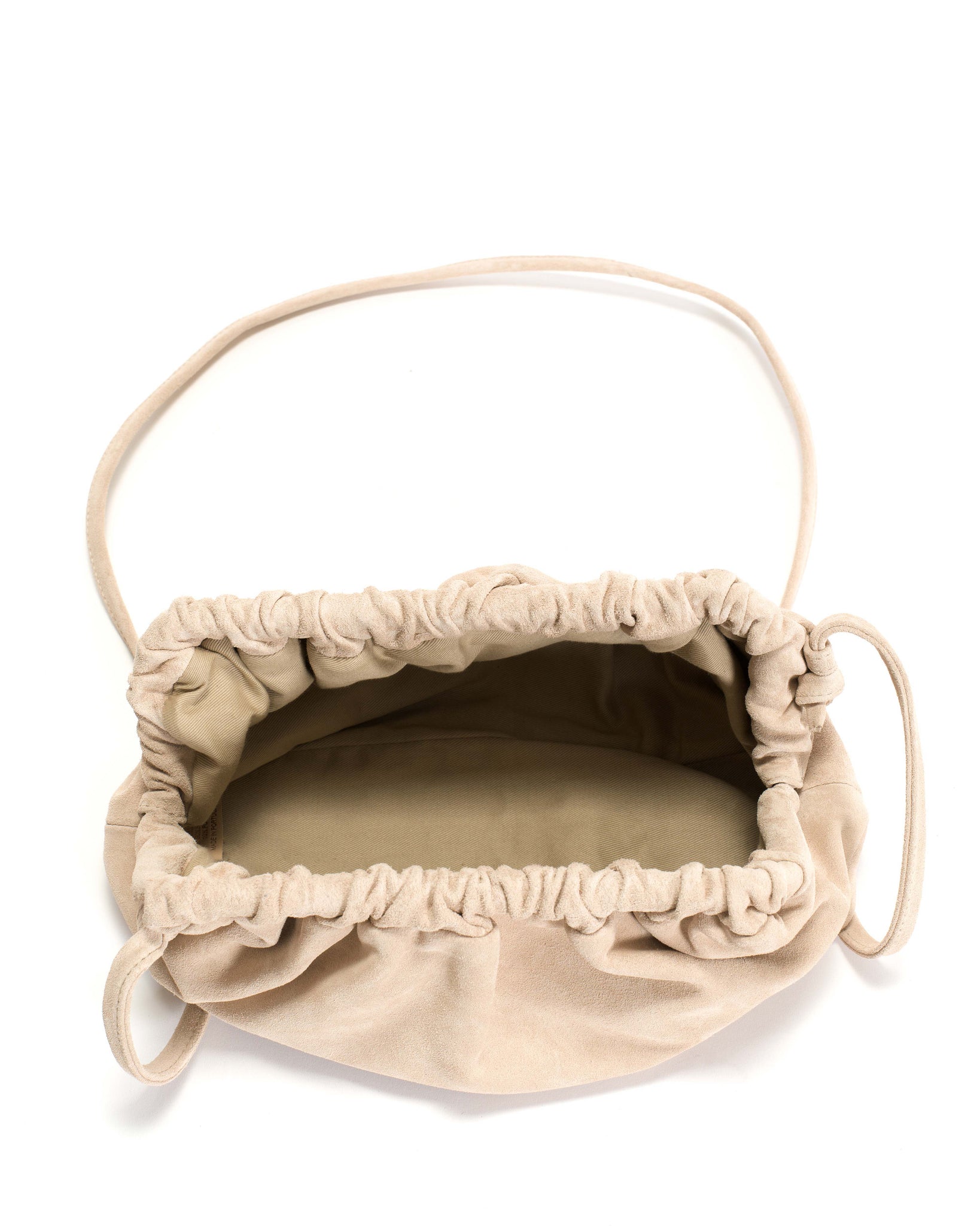 Hally grand cloud bag Calf suede Vanilla cream - Anonymous Copenhagen