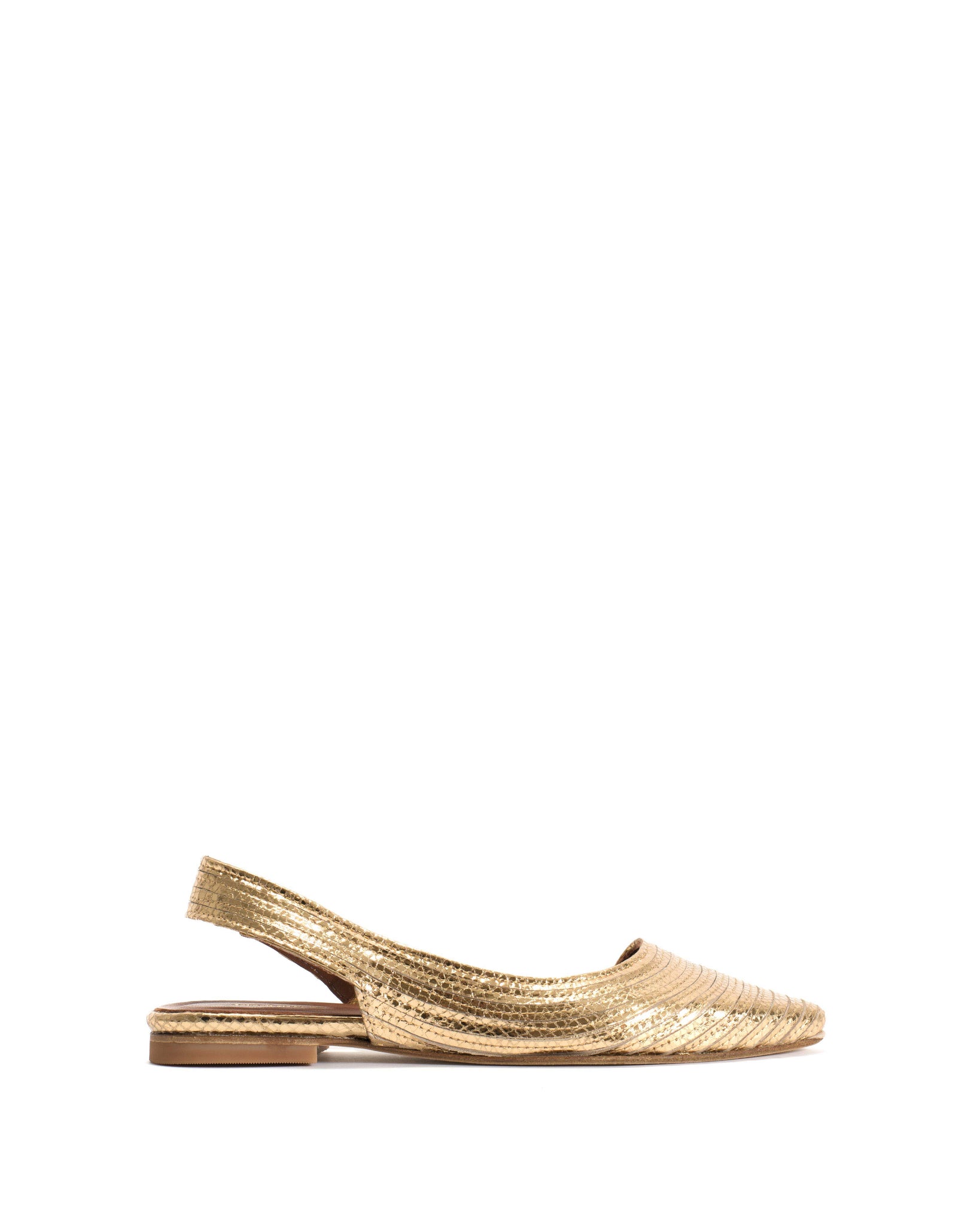 Carla 10 Snake metallic calf Gold - Anonymous Copenhagen