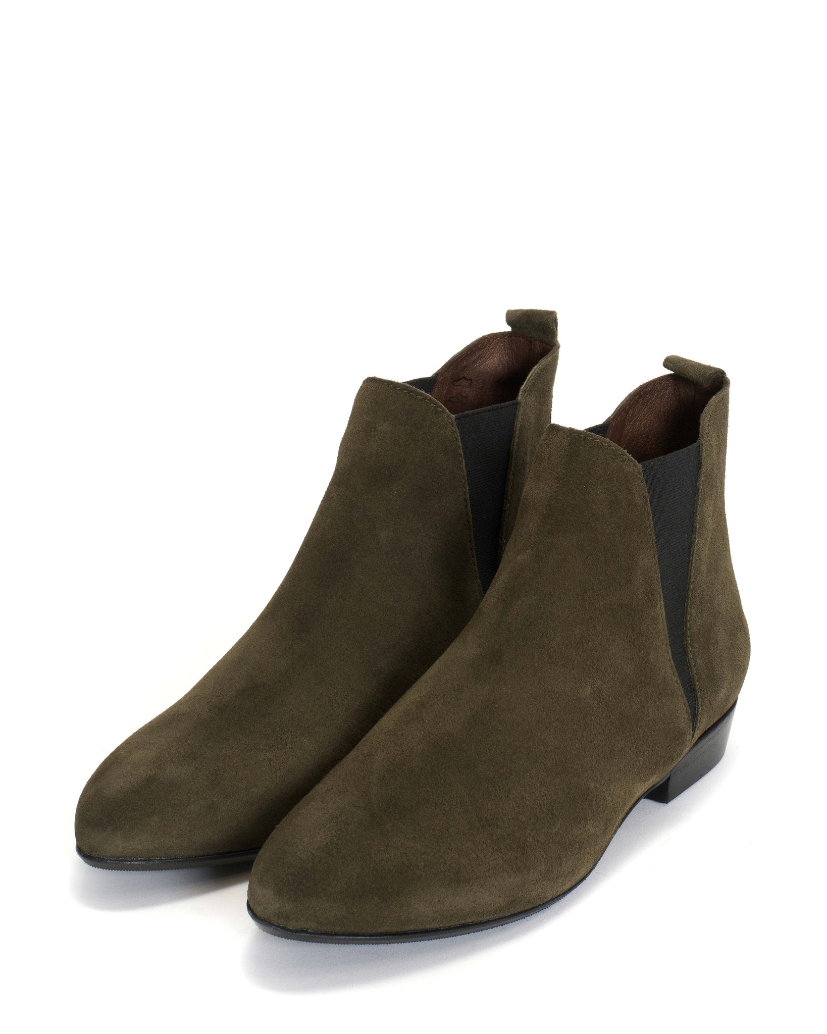 Rita Calf suede Moss green - Anonymous Copenhagen