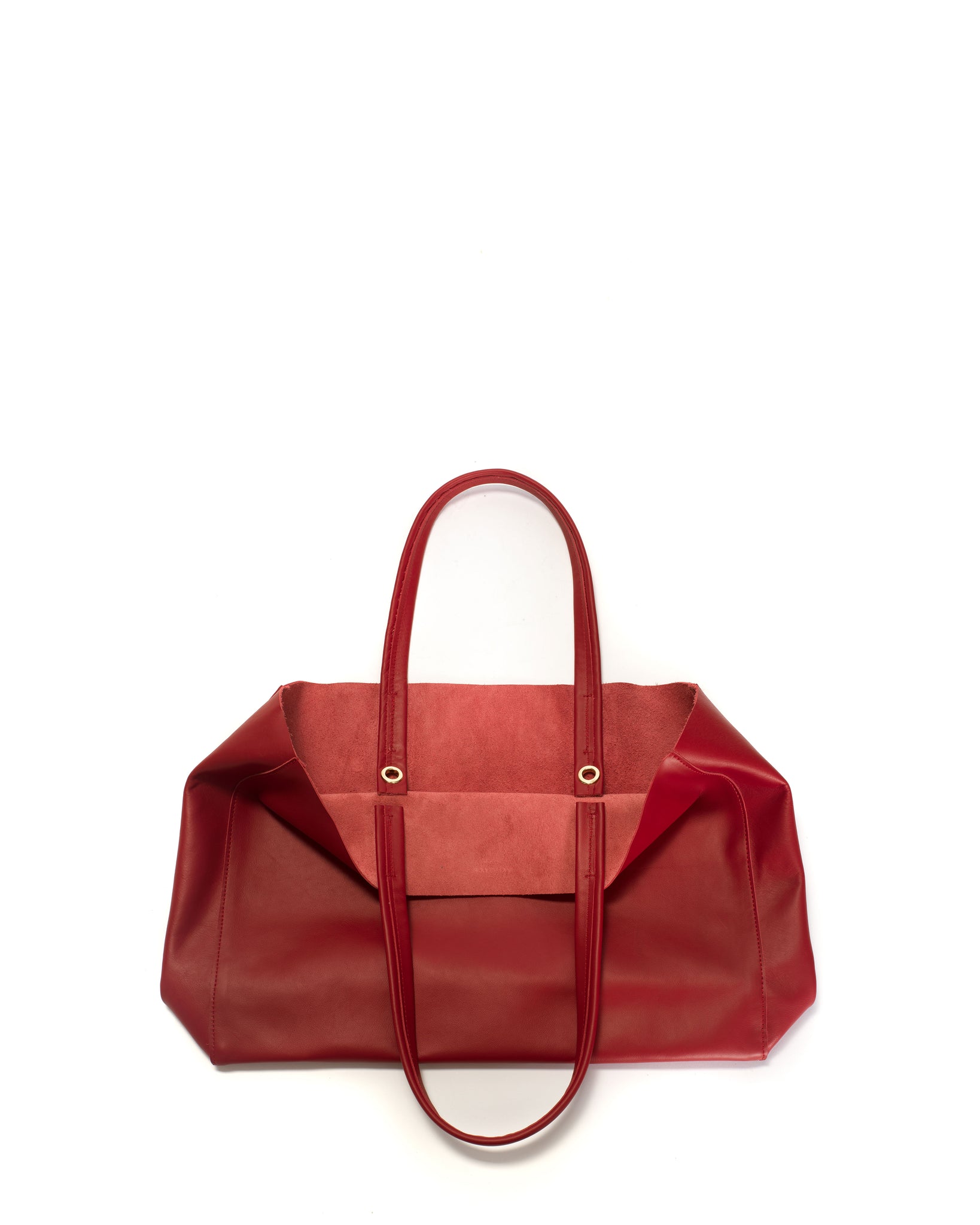 Ruba shopper Soft calf Ruby red