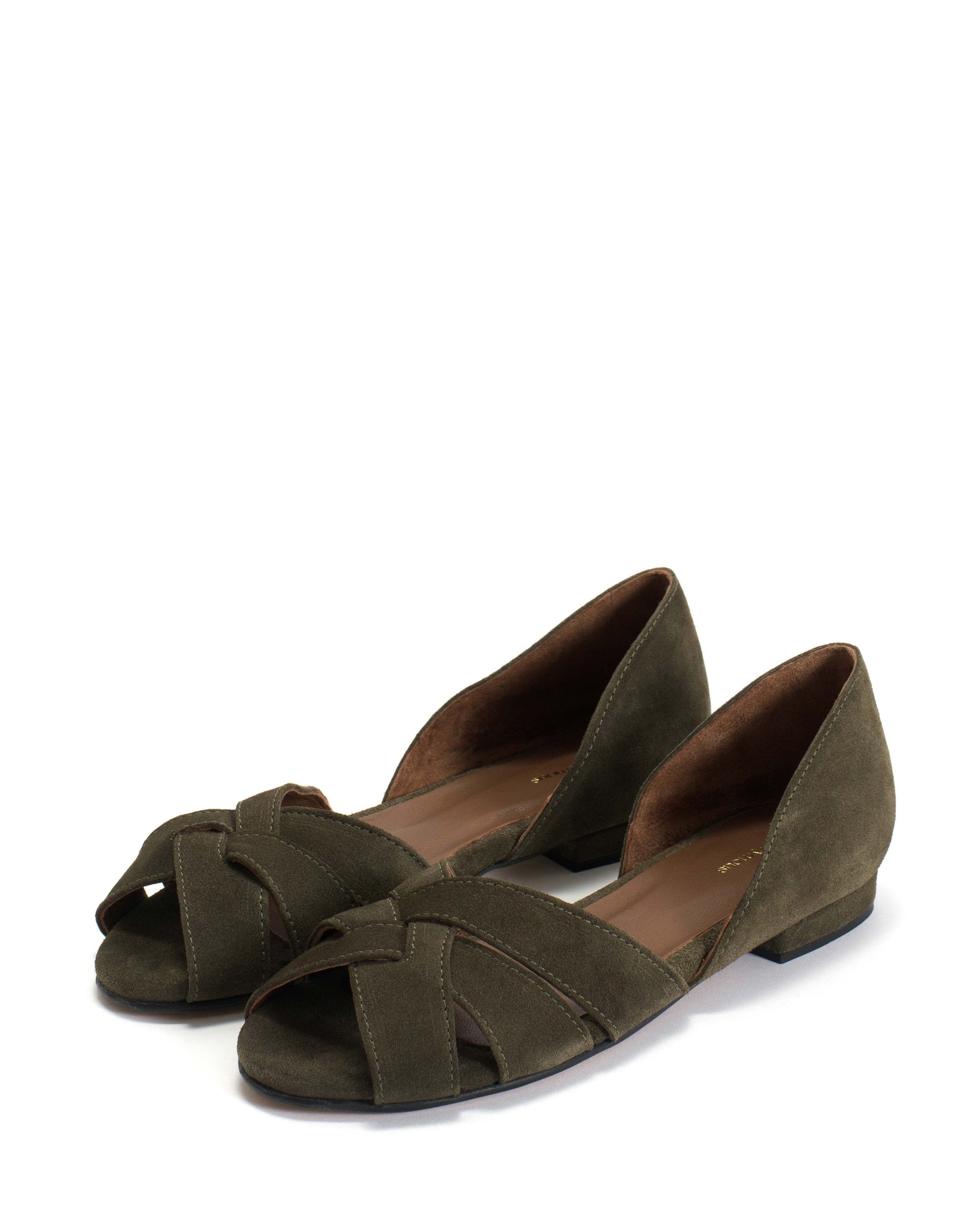 Sanni 20 Calf suede Moss green - Anonymous Copenhagen