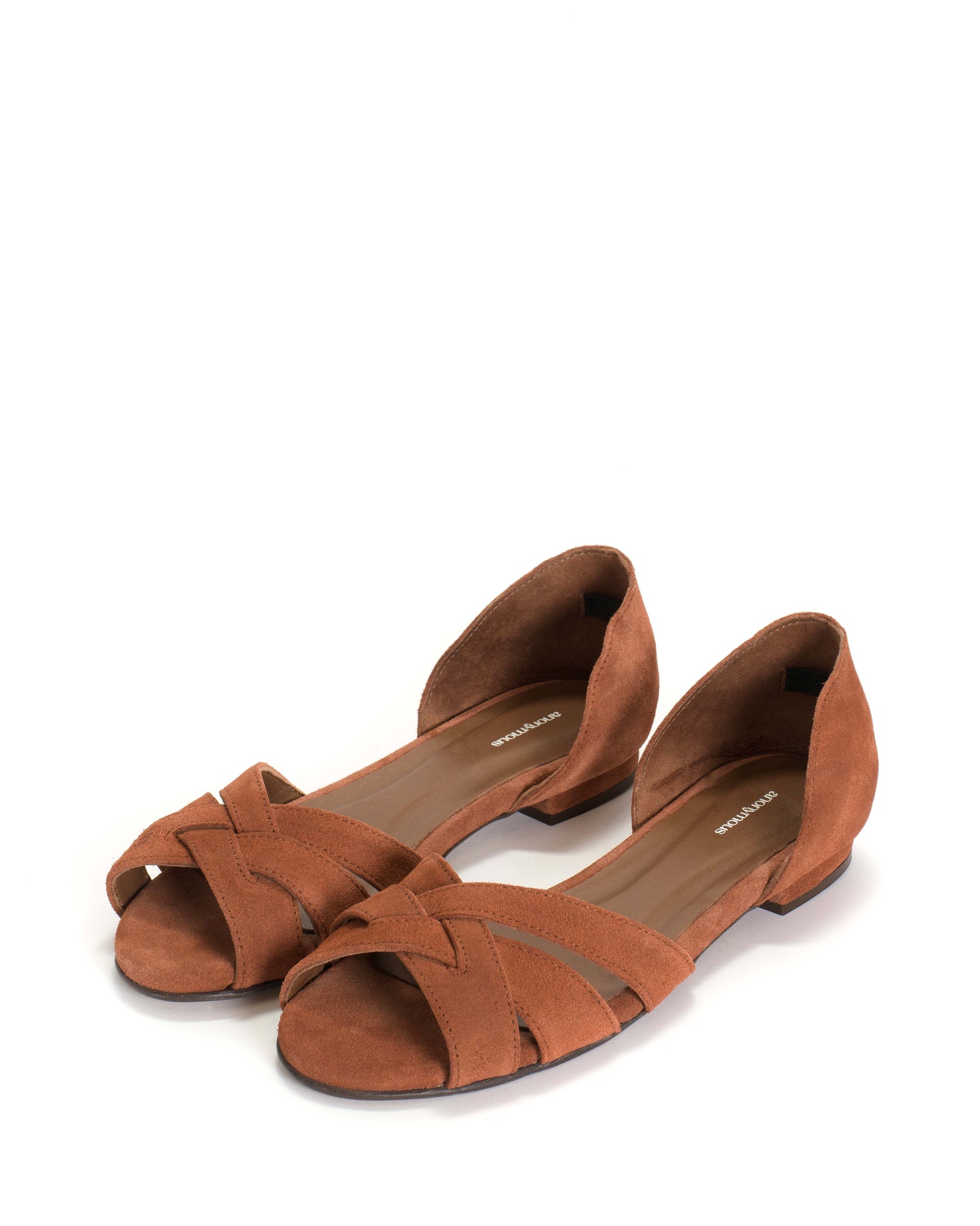 Sanni 20 Calf suede Natural coral - Anonymous Copenhagen