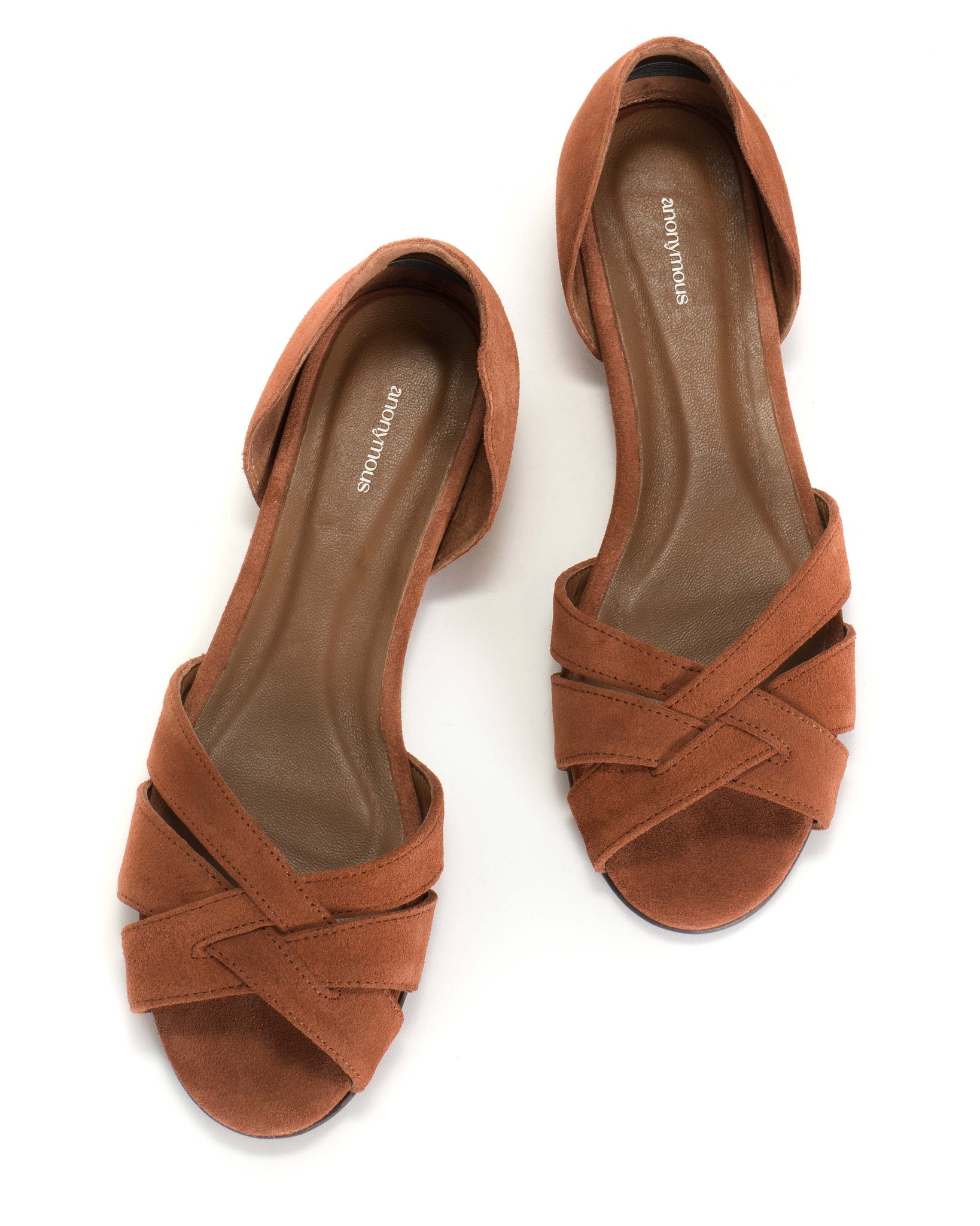 Sanni 20 Calf suede Natural coral - Anonymous Copenhagen