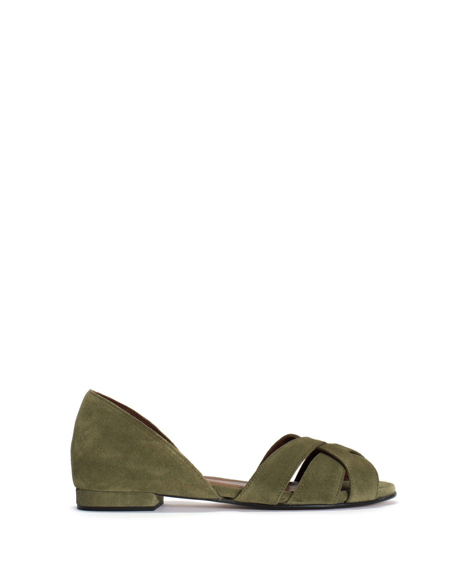 Sanni 20 Calf suede Olive green