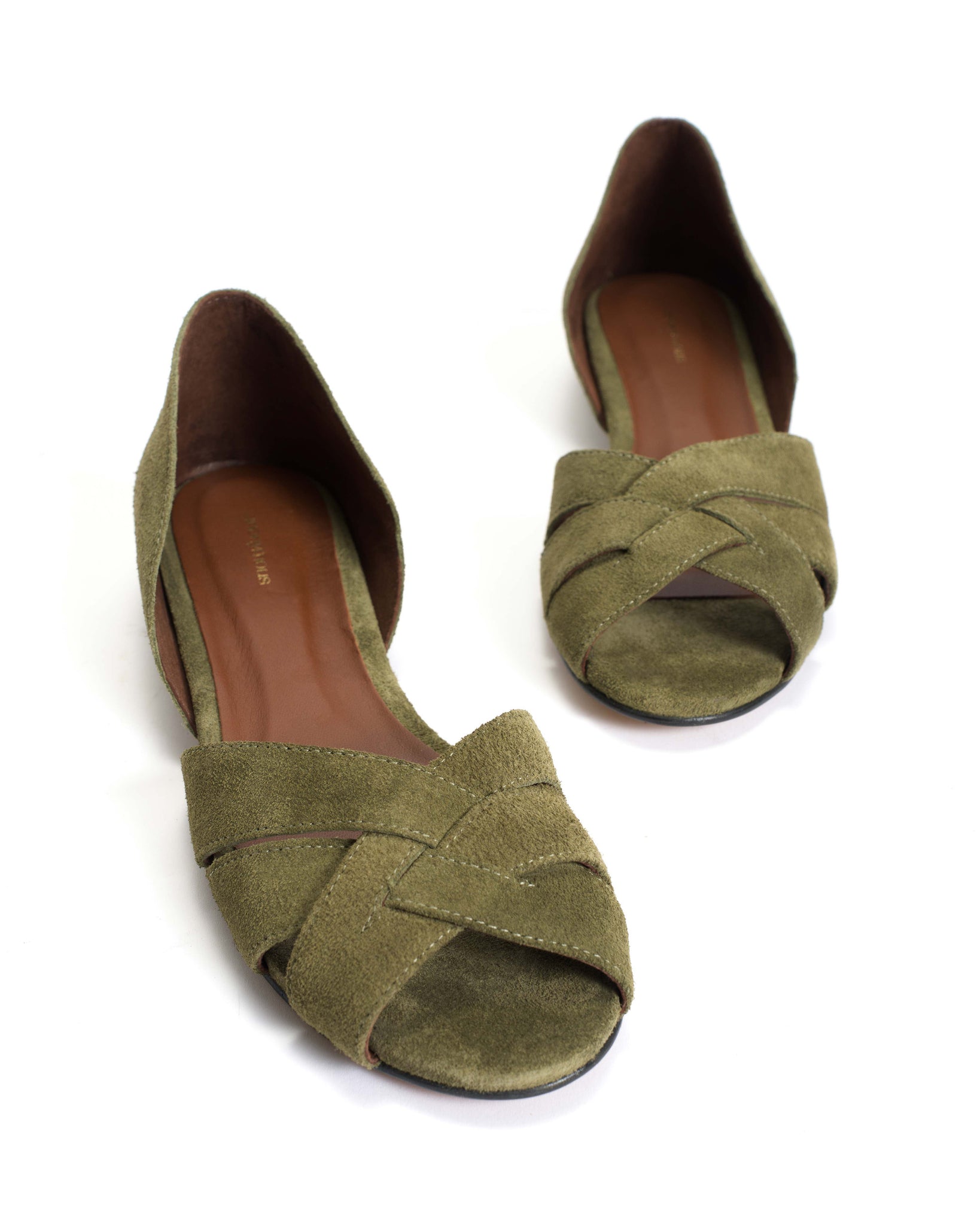 Sanni 20 Calf suede Olive green