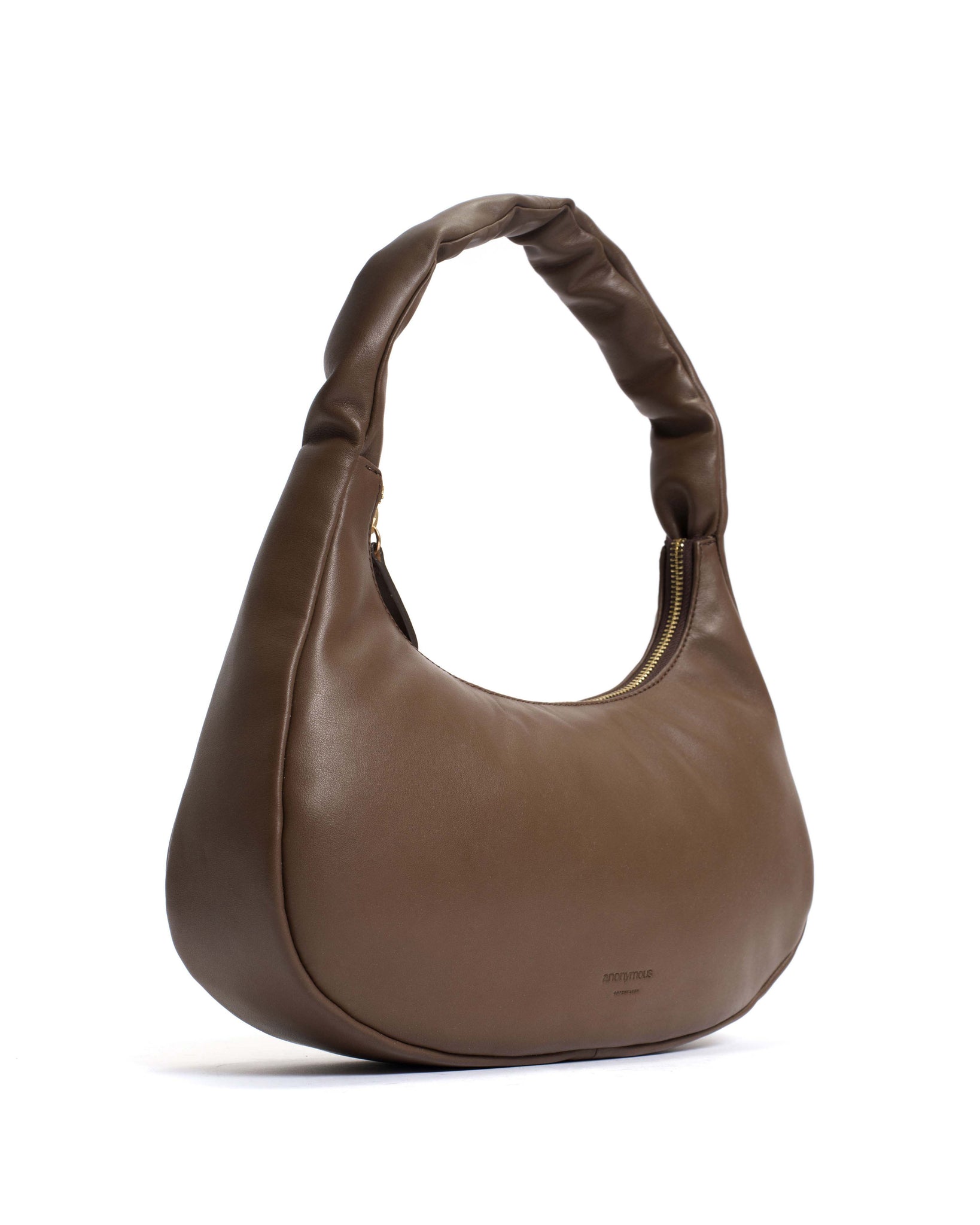 Shane grand pillow bag Soft calf Dark taupe