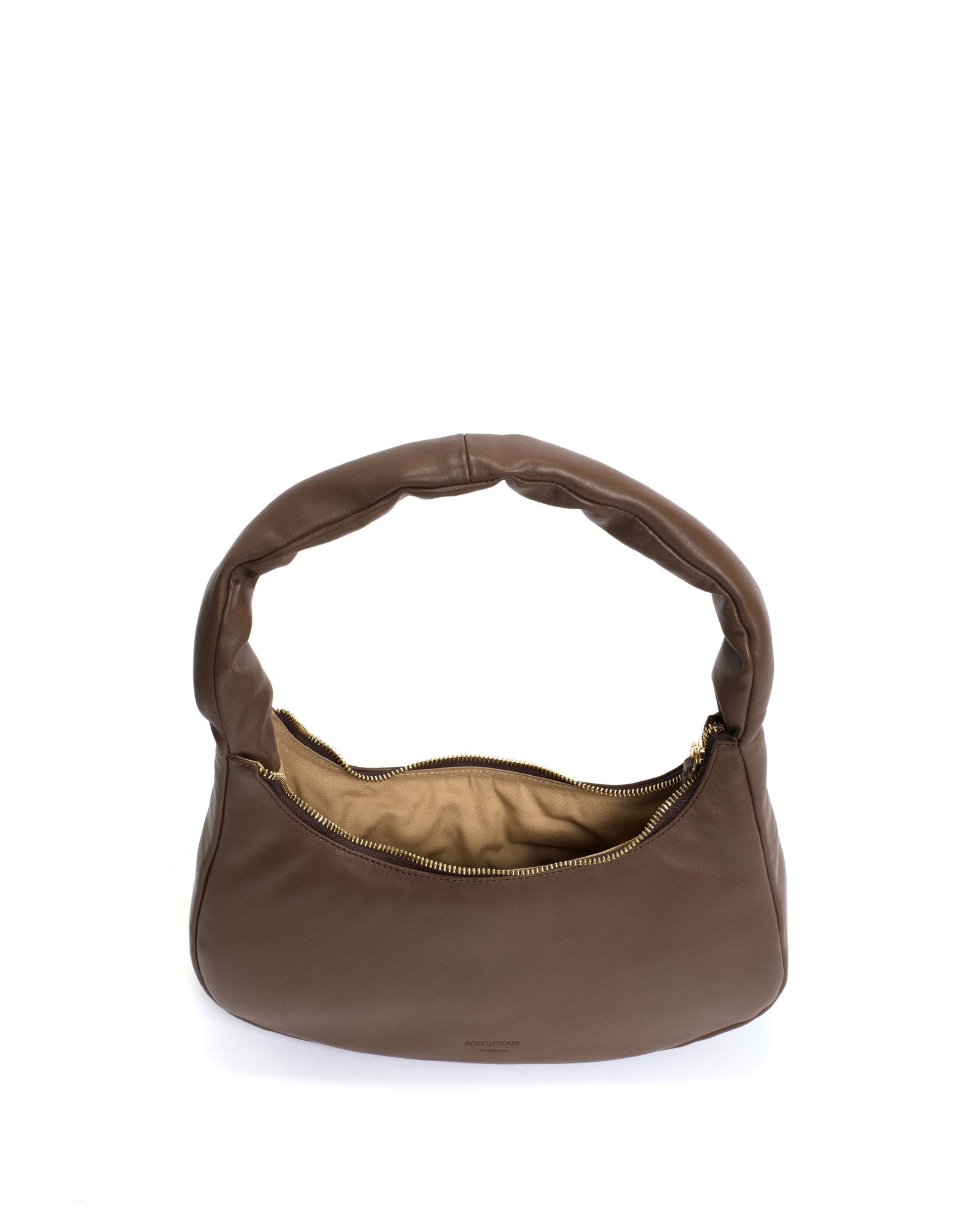 Shane grand pillow bag Soft calf Dark taupe