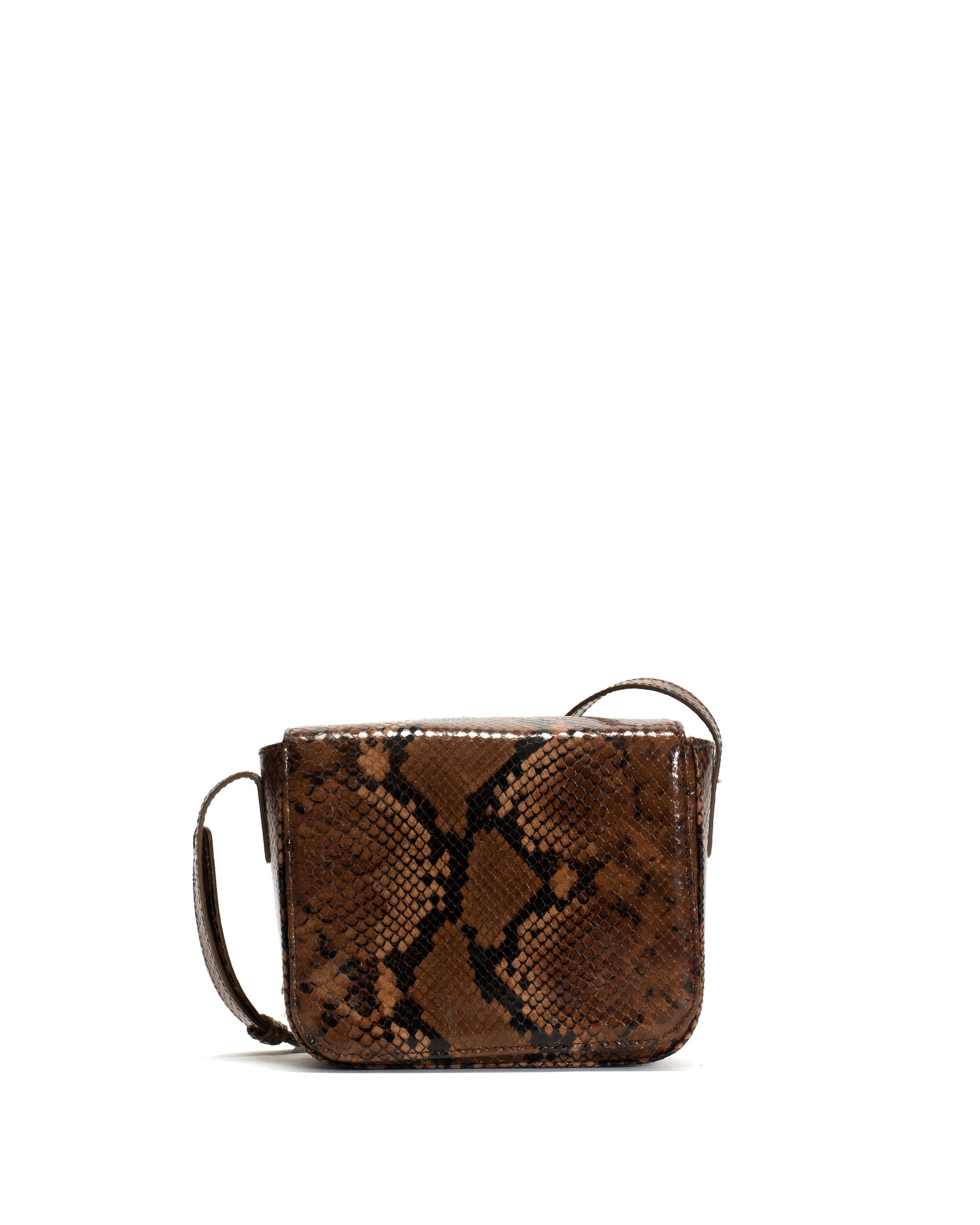 Sicha crossover bag Snake calf Hazelnut