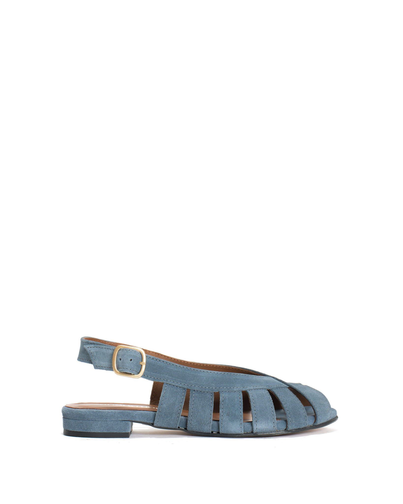 Sophie 20 Calf suede Denim blue - Anonymous Copenhagen