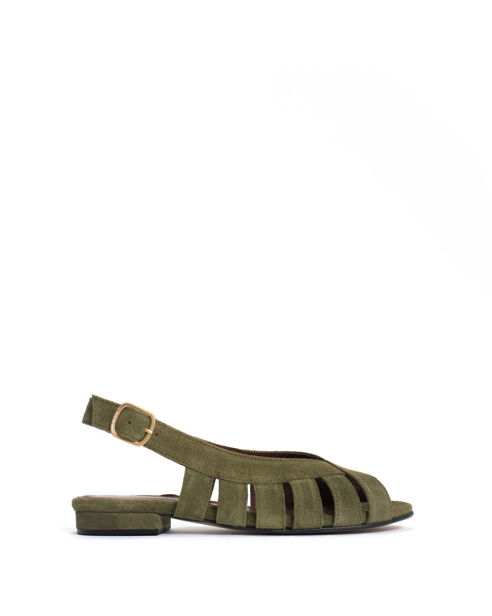 Sophie 20 Calf suede Olive green