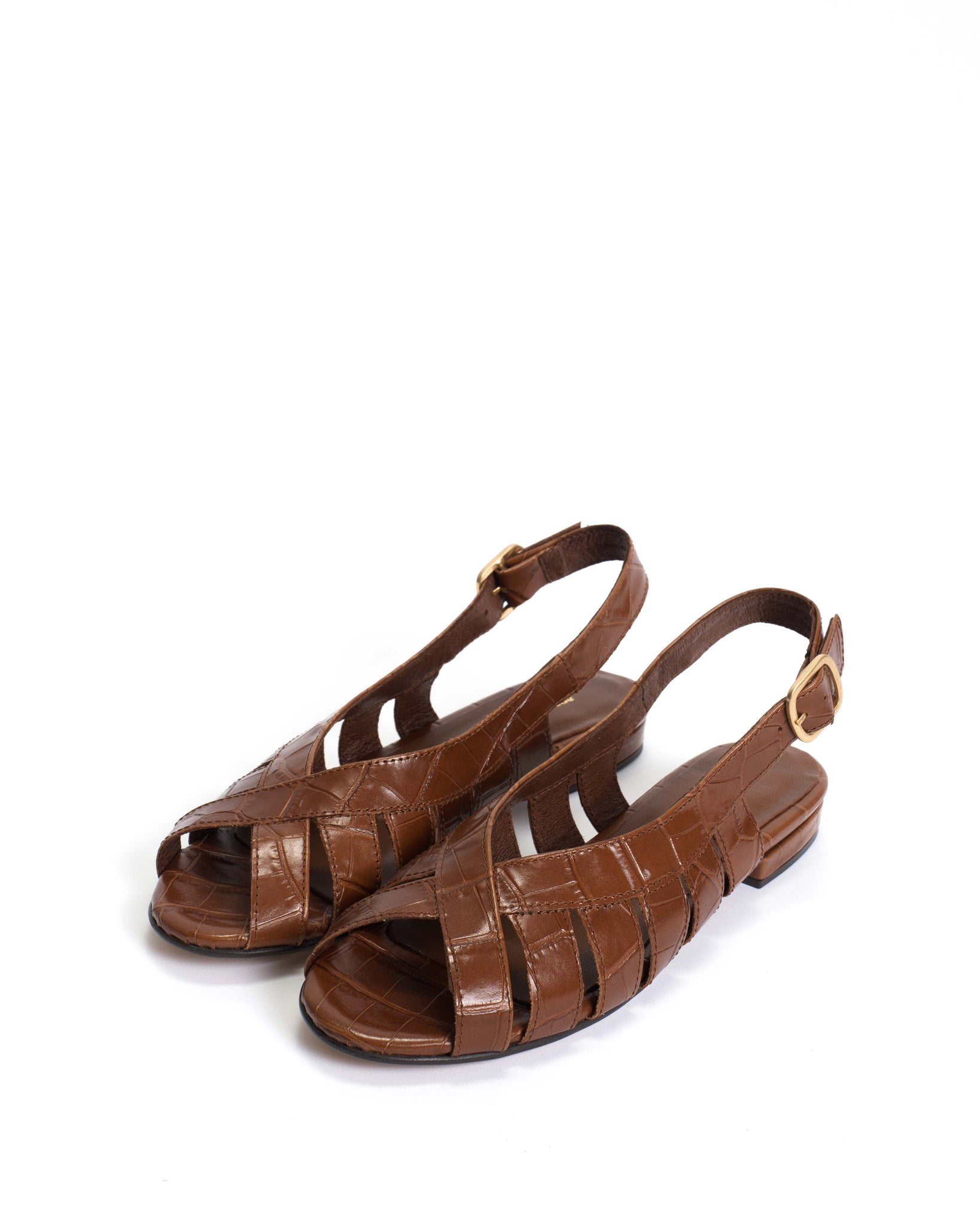 Sophie 20 Croco calf Chocolate