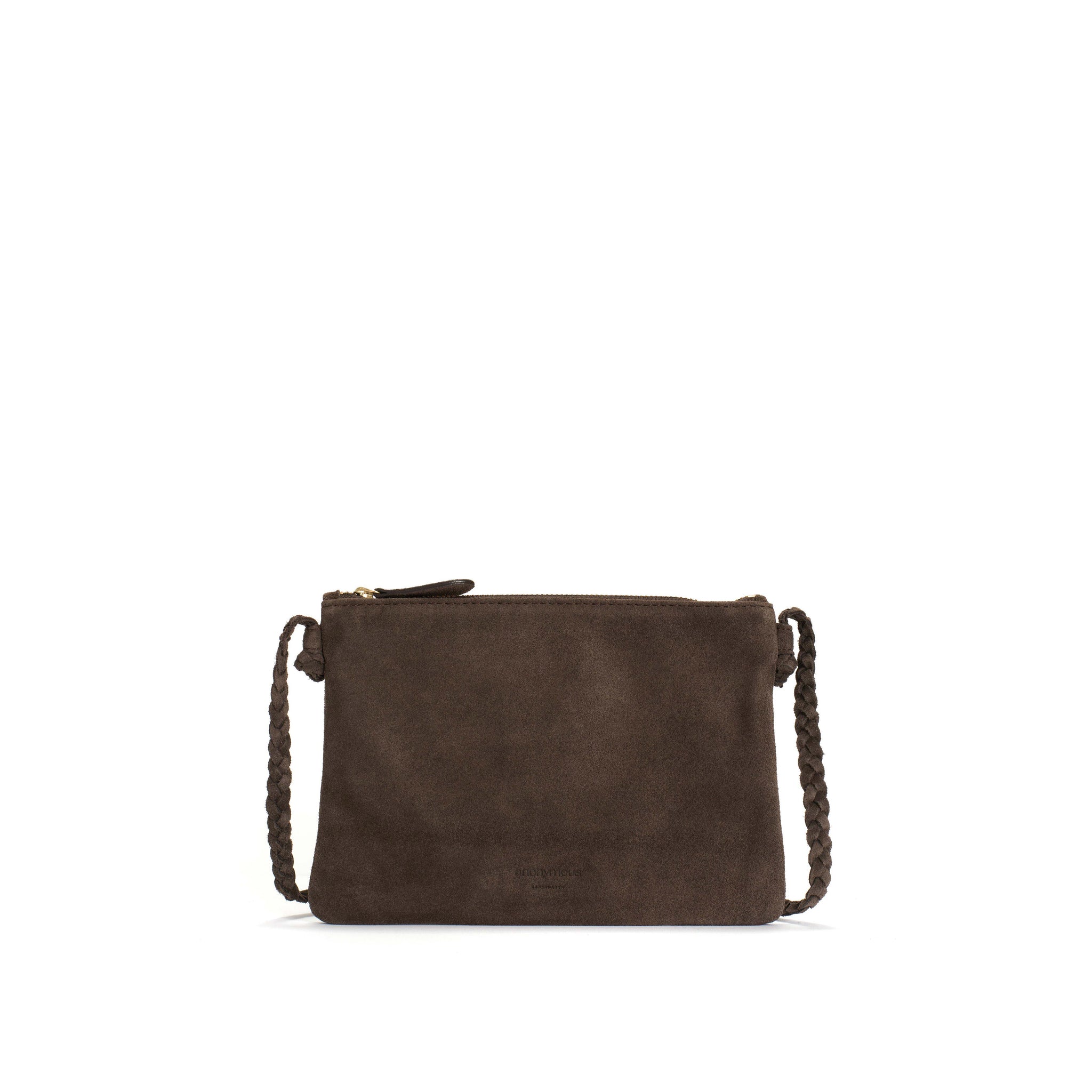 Thinna clutch Calf suede Coffee brown - Anonymous Copenhagen