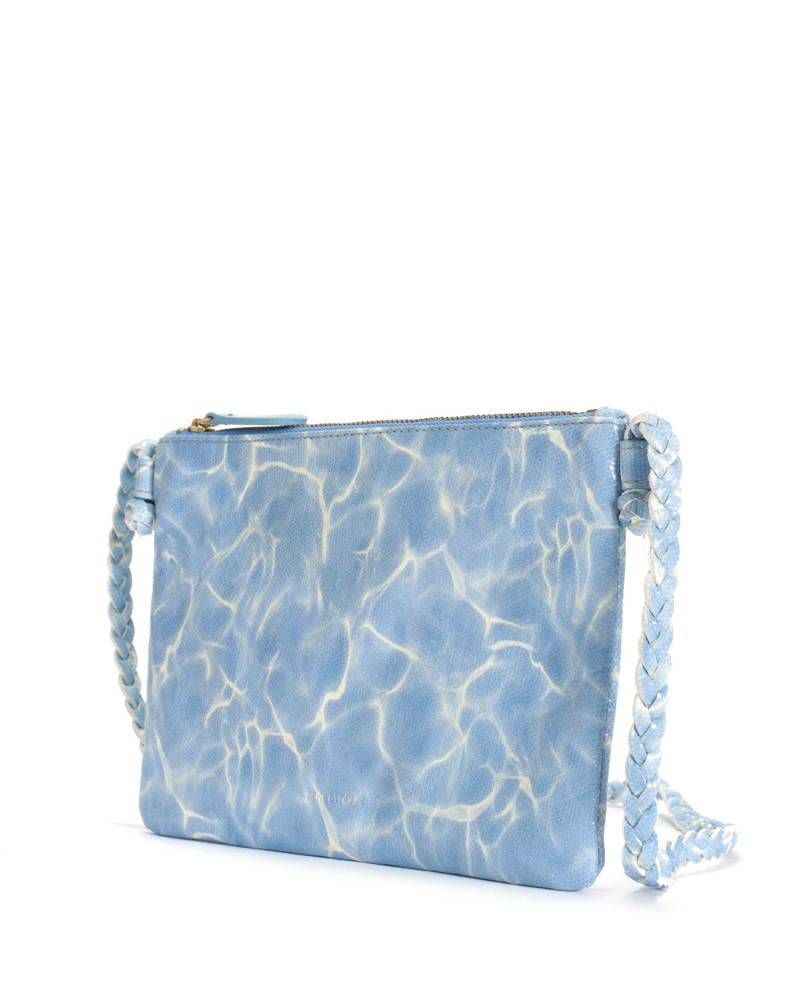 Thinna clutch Silky lamb print Pool blue - Anonymous Copenhagen