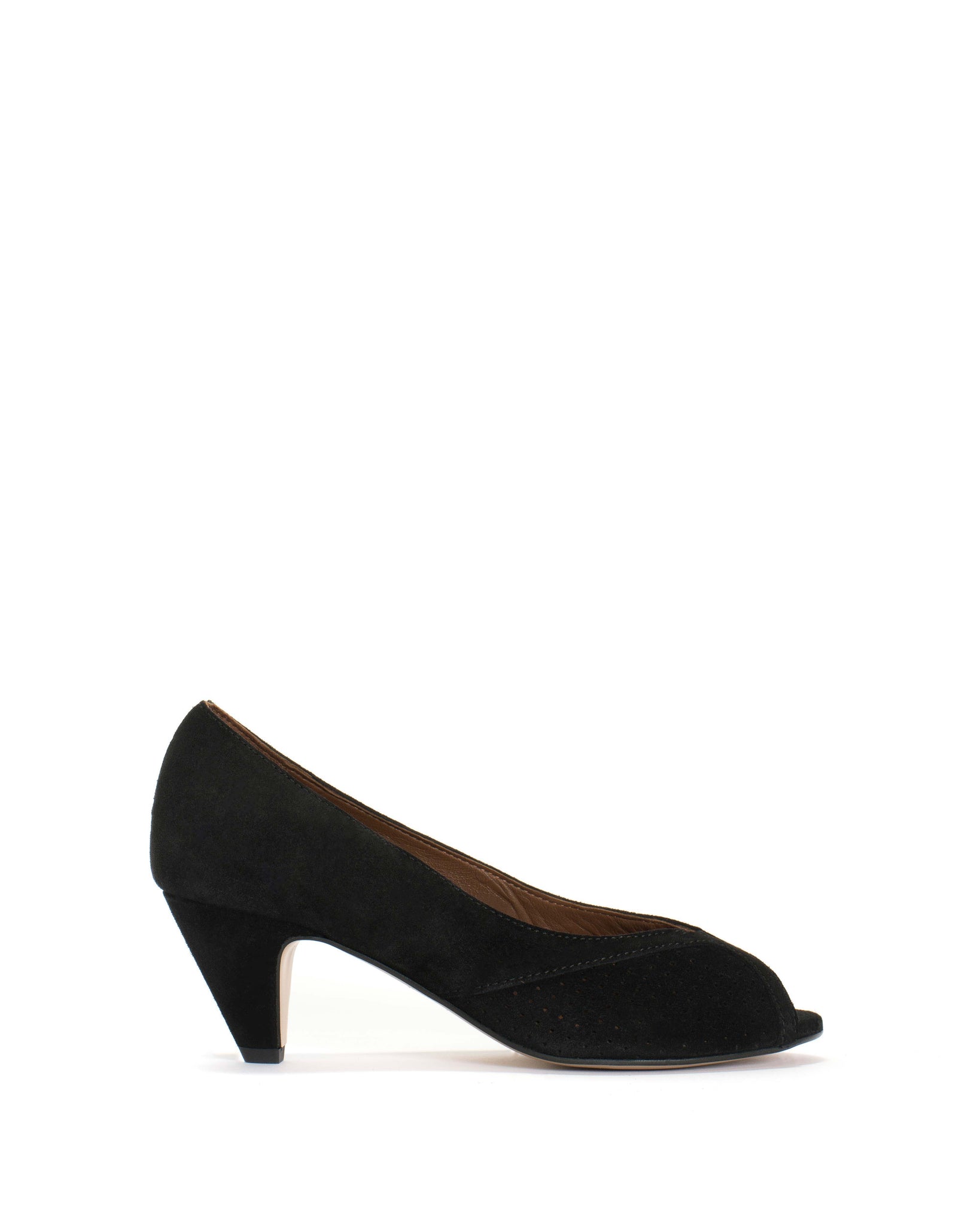 Tiffany Stiletto Calf suede Black - Anonymous Copenhagen