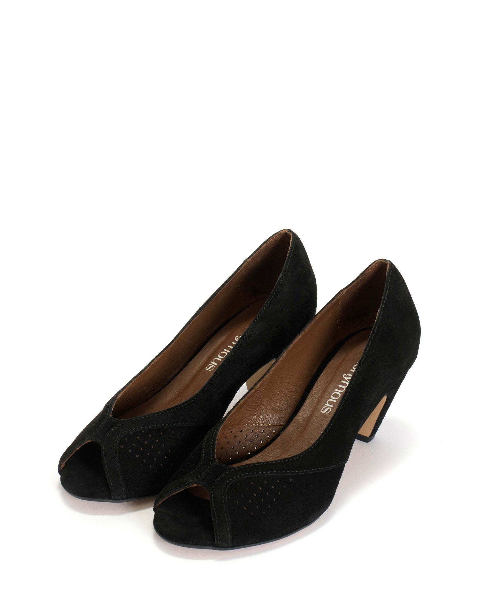 Tiffany Stiletto Calf suede Black - Anonymous Copenhagen