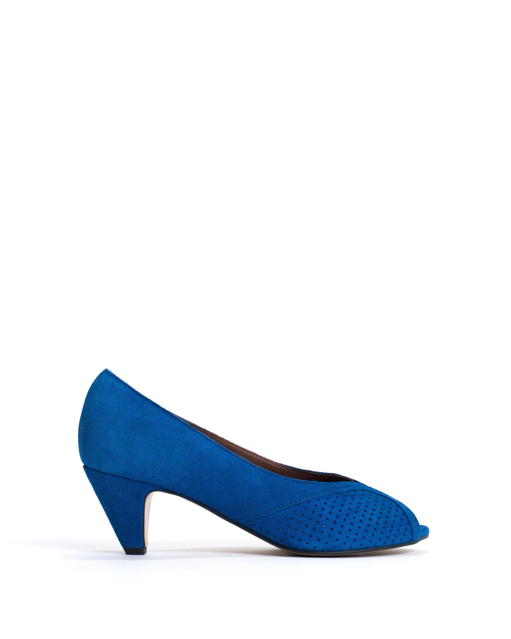 Tiffany stiletto Calf suede Electric blue