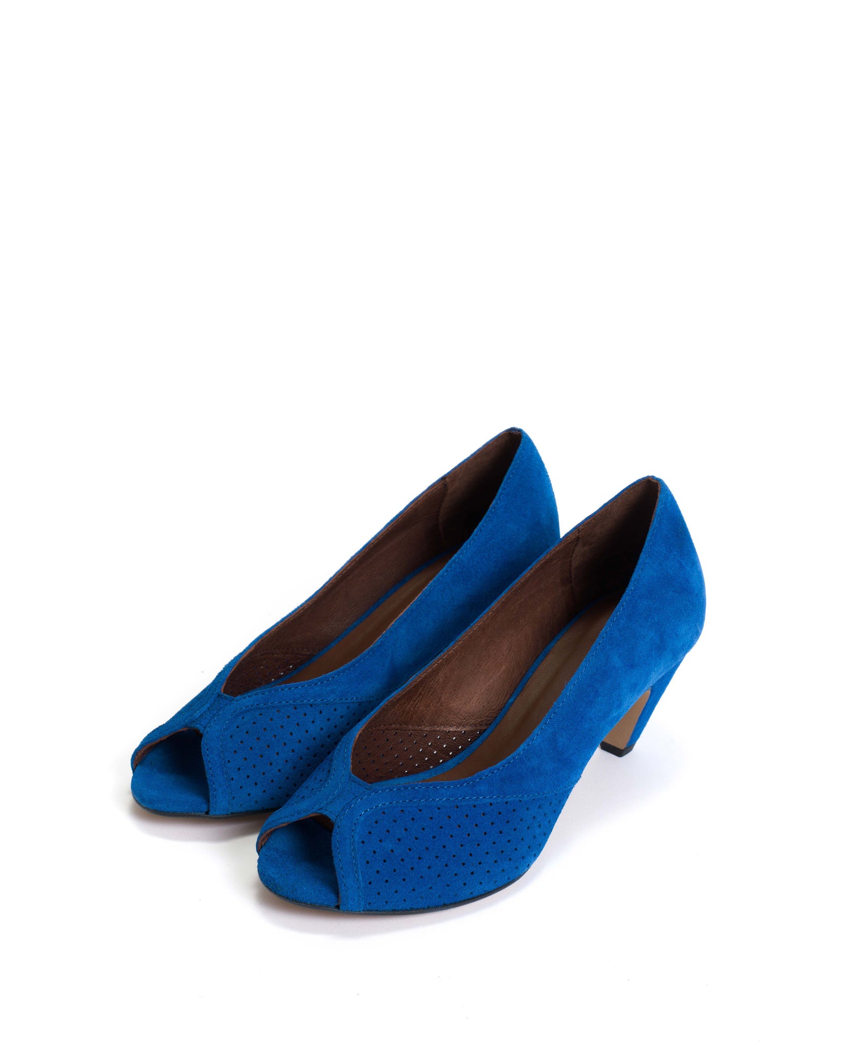 Tiffany stiletto Calf suede Electric blue