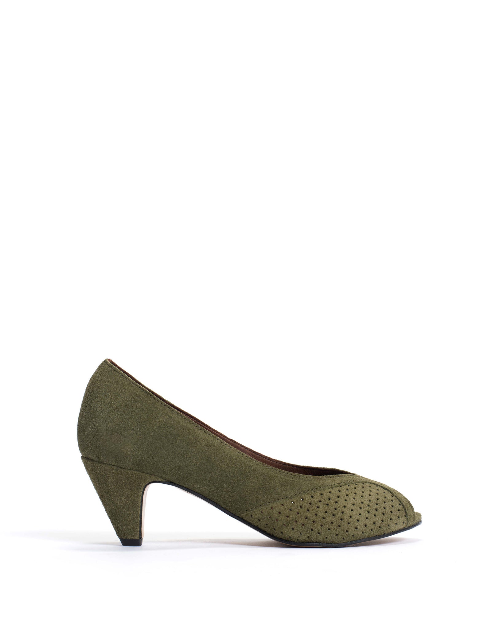 Tiffany stiletto Calf suede Olive green