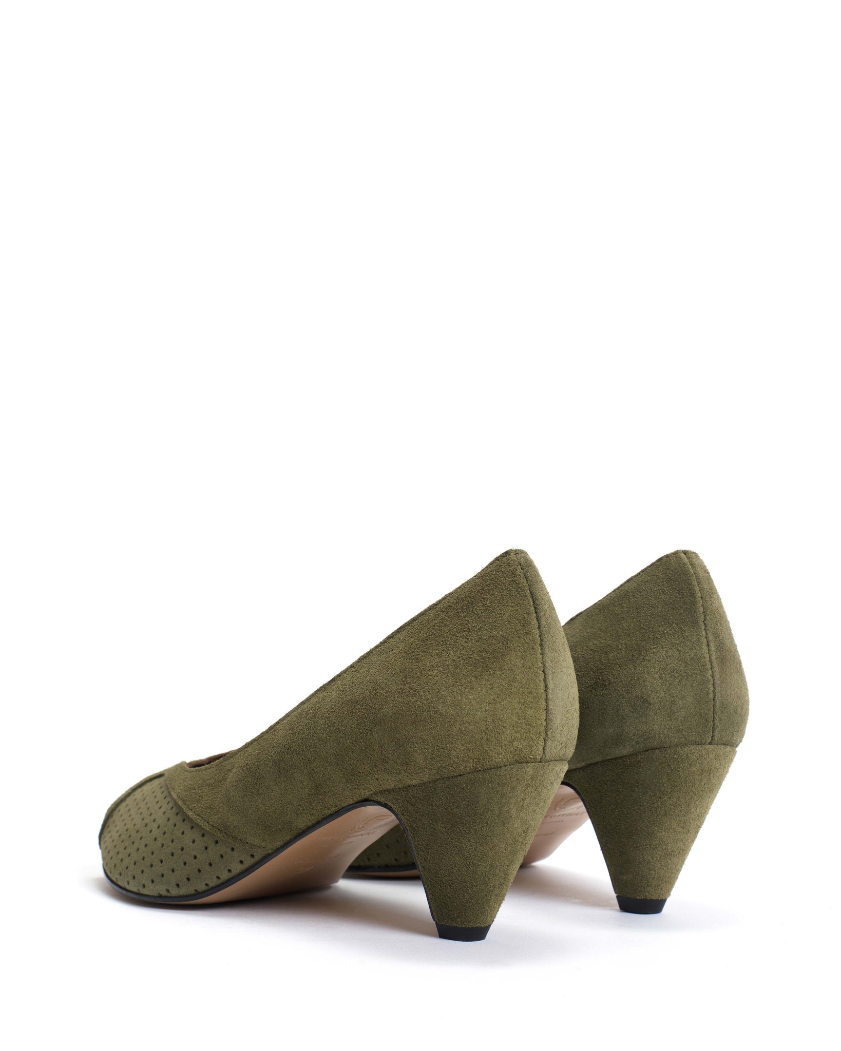 Tiffany stiletto Calf suede Olive green