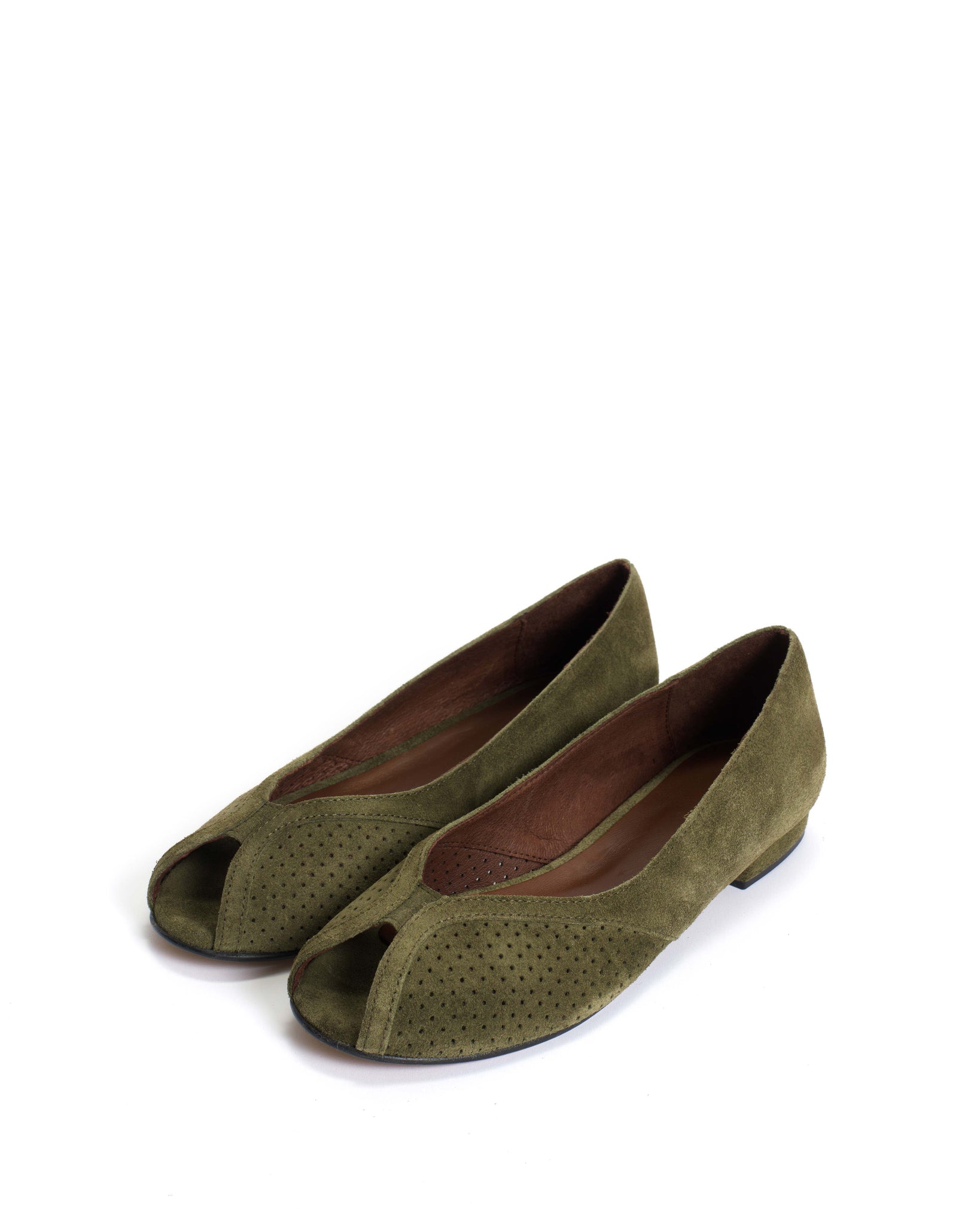 Tiffy Calf suede Olive green