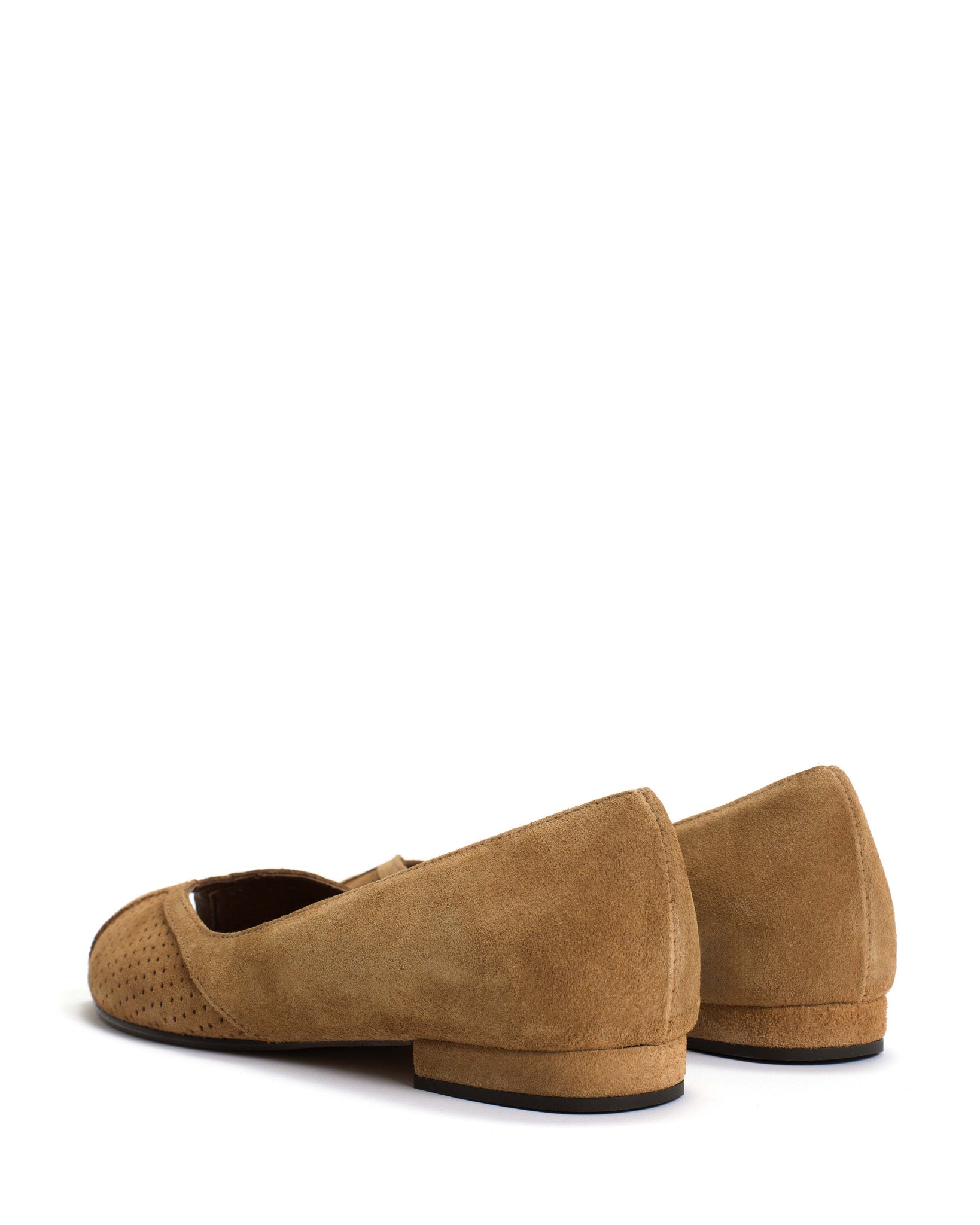 Tiffy Calf Suede Bamboo Brown