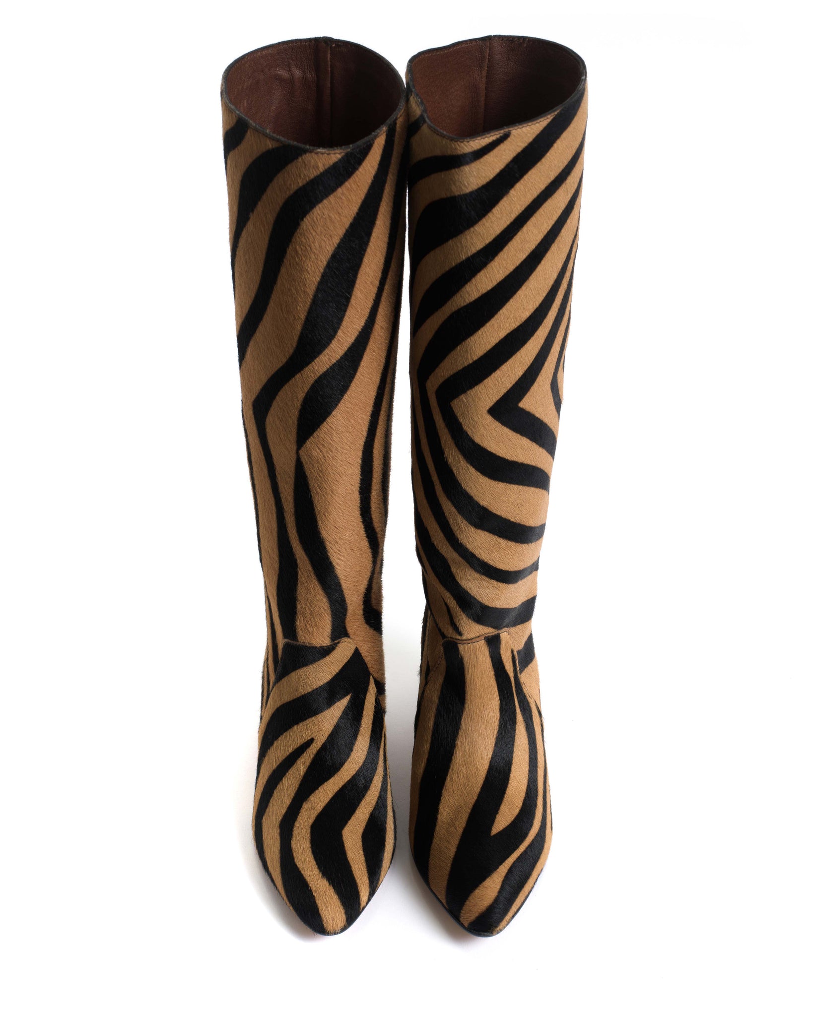 Valle 50 stiletto Calf hair Tiger