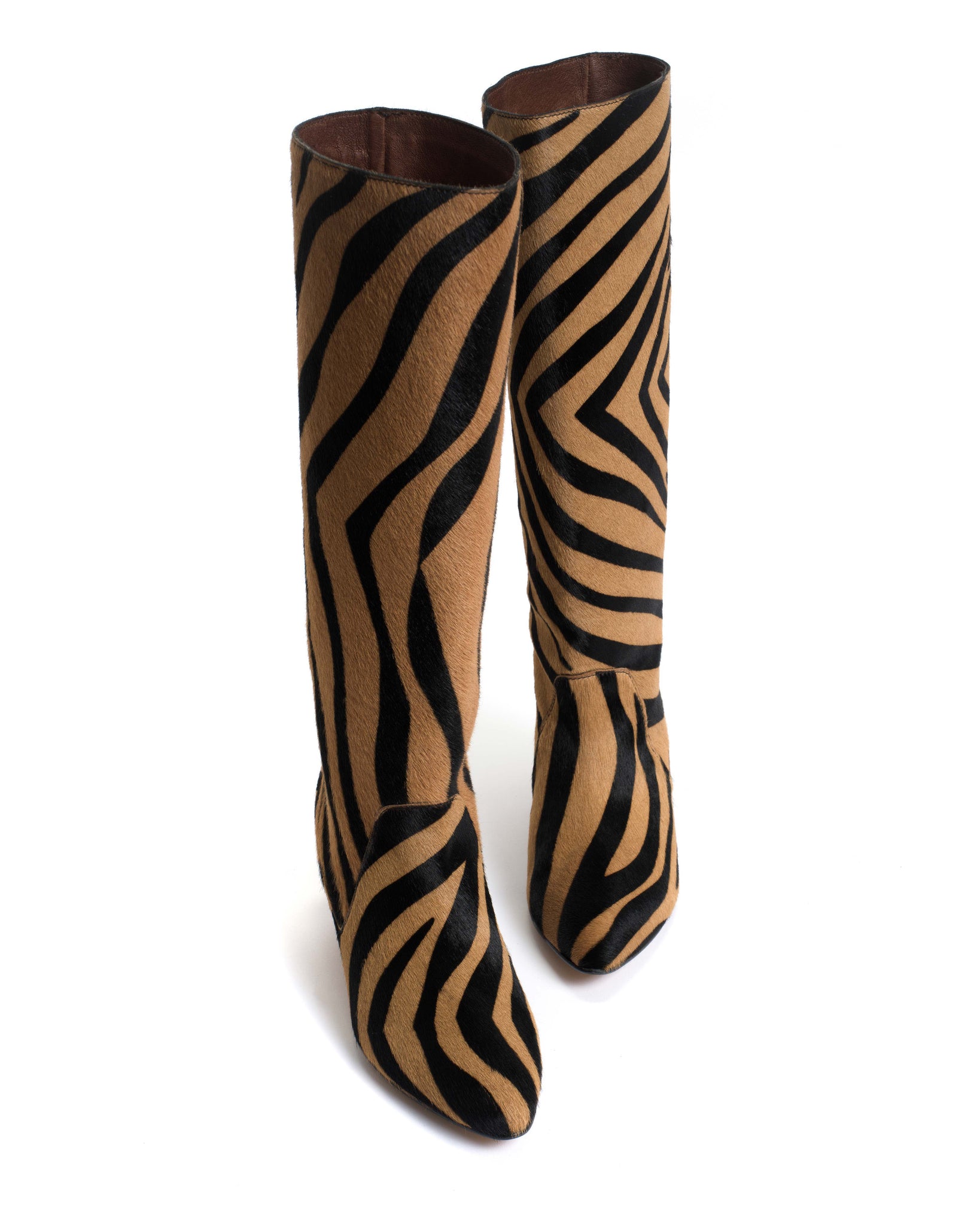 Valle 50 stiletto Calf hair Tiger