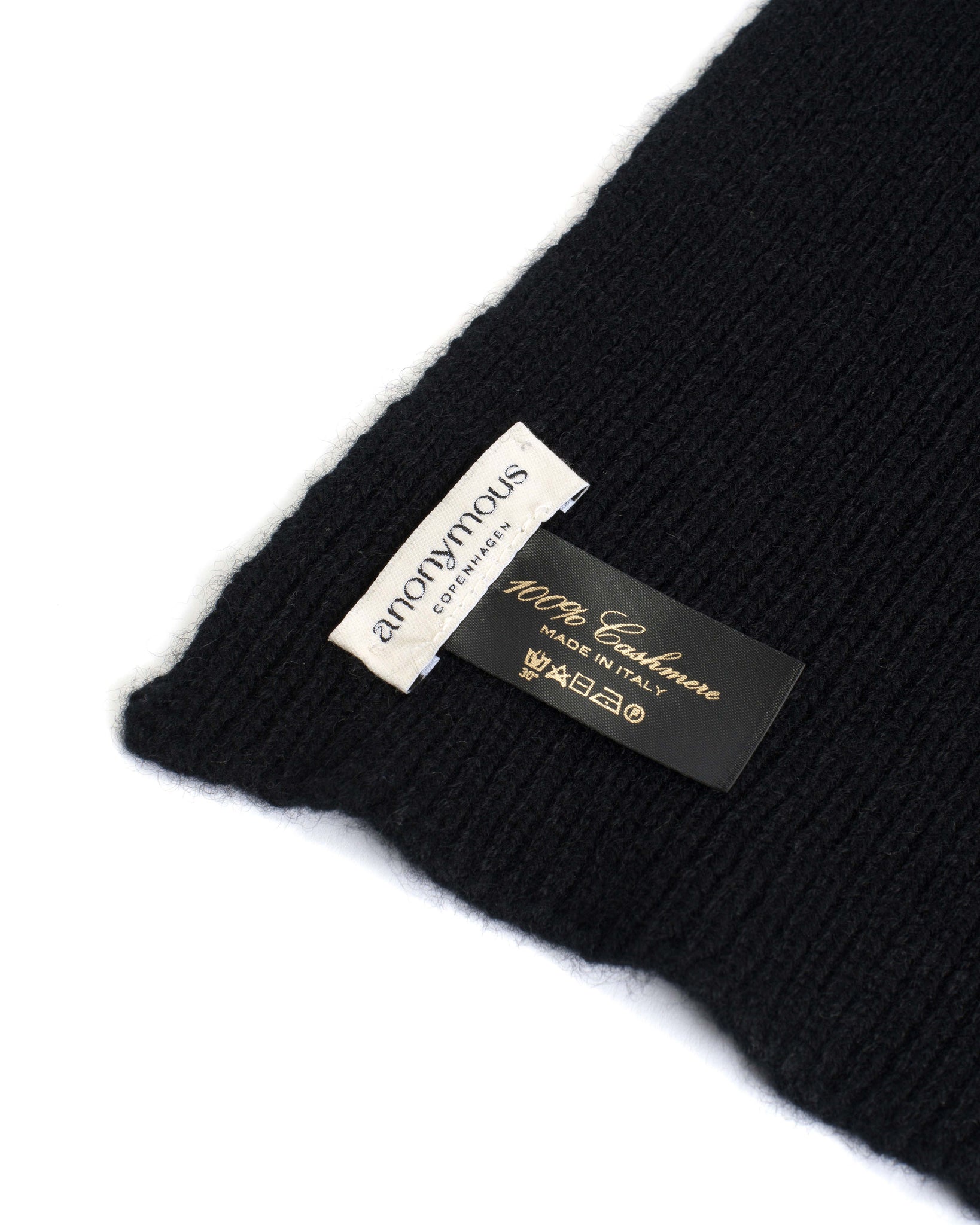 Vinni scarf 100% cashmere Black