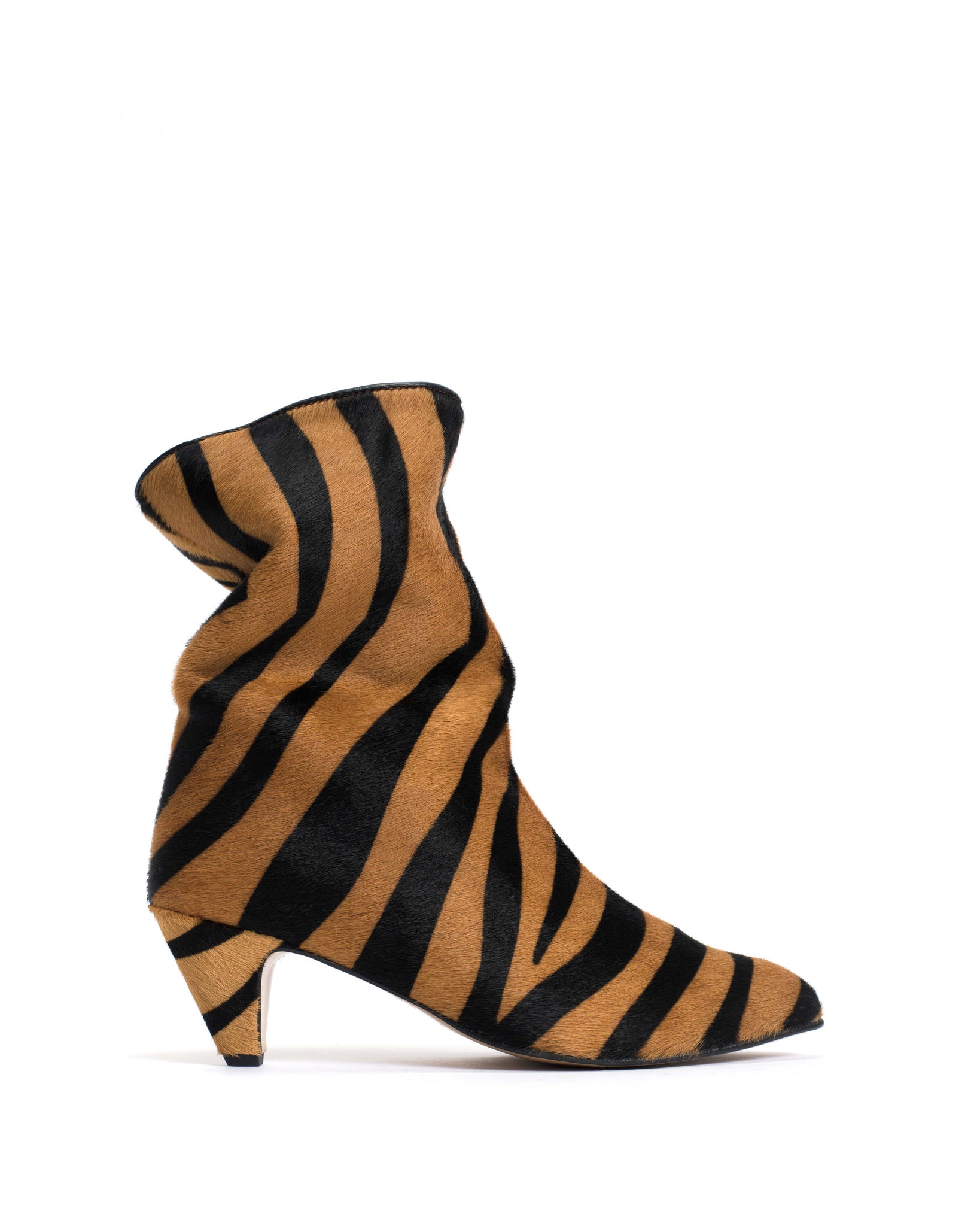 Vully 50 stiletto Calf hair Tiger