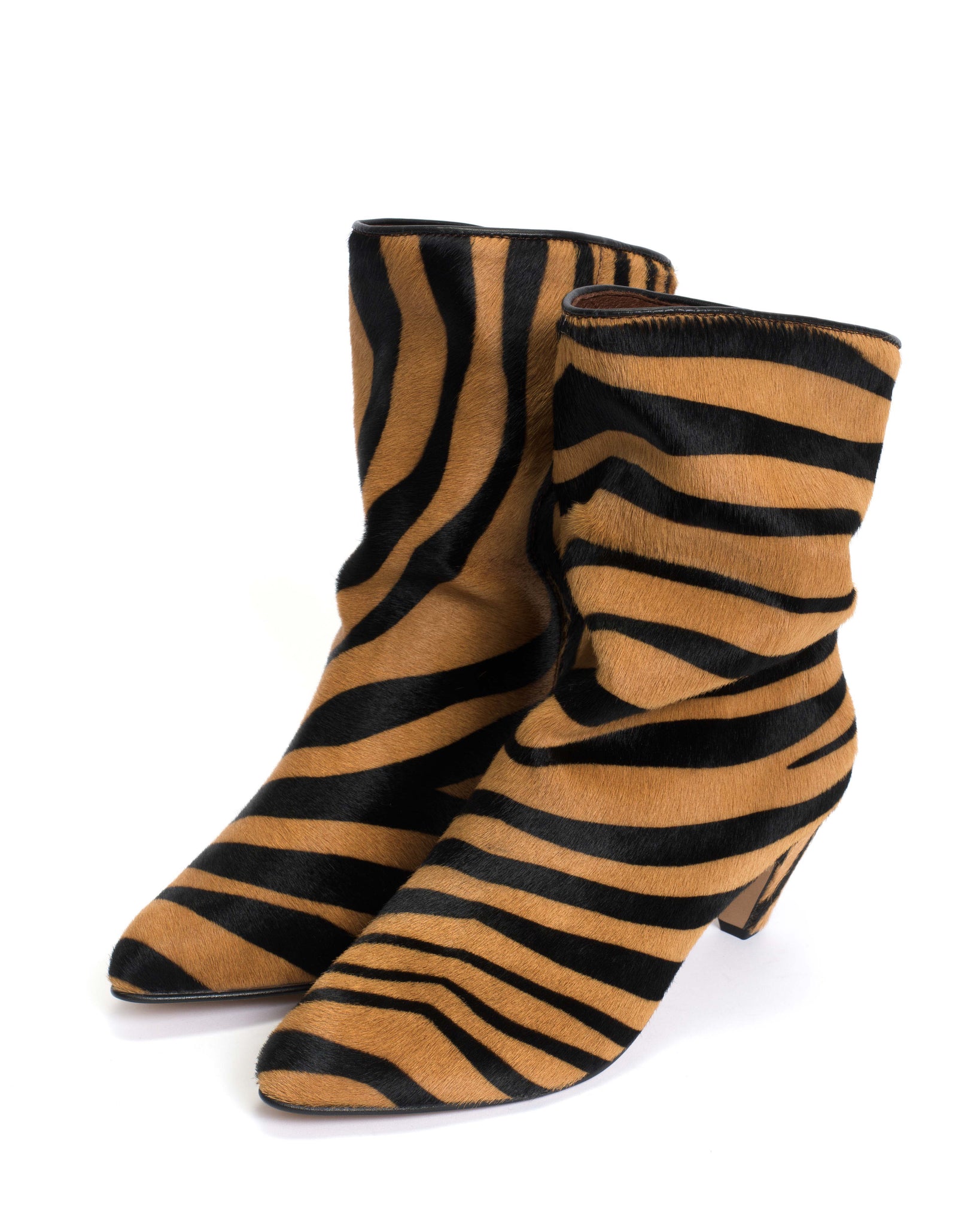 Vully 50 stiletto Calf hair Tiger