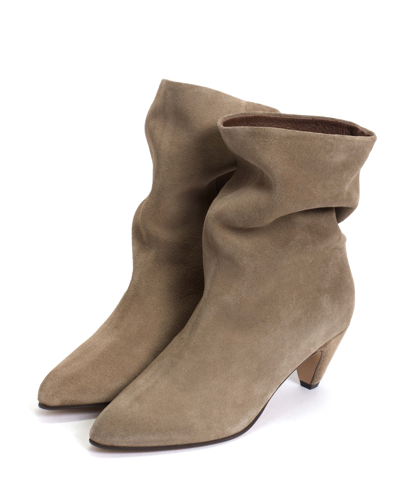 Vully 50 stiletto Calf suede Mushroom