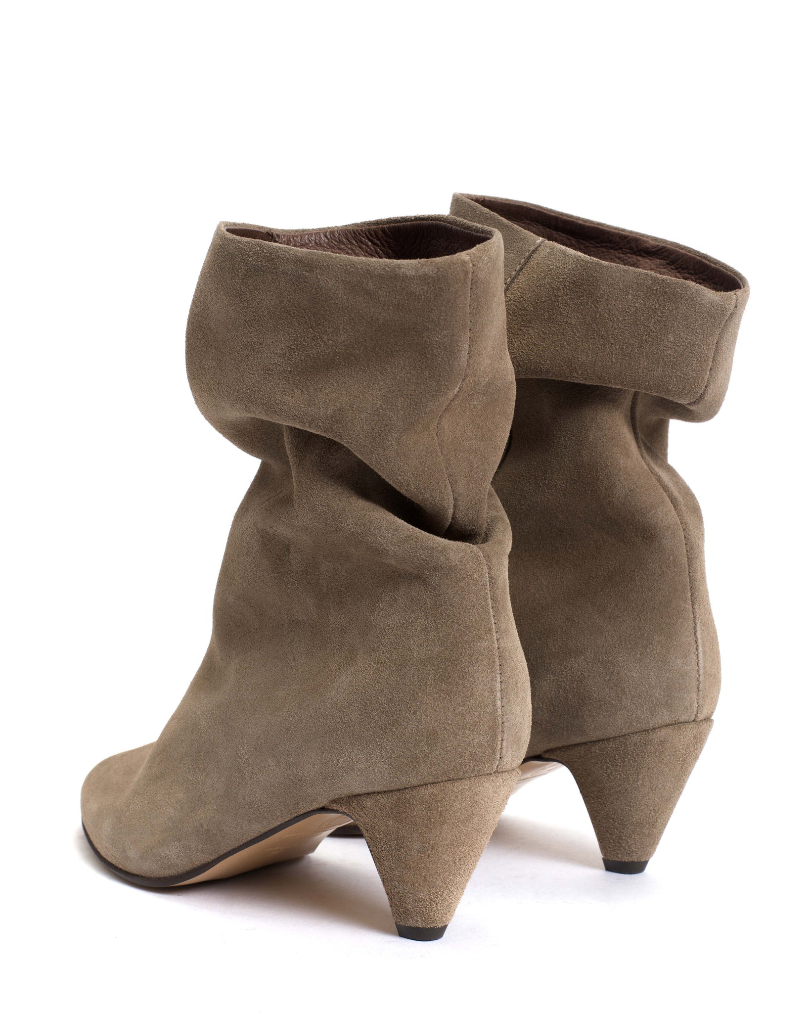 Vully 50 stiletto Calf suede Mushroom