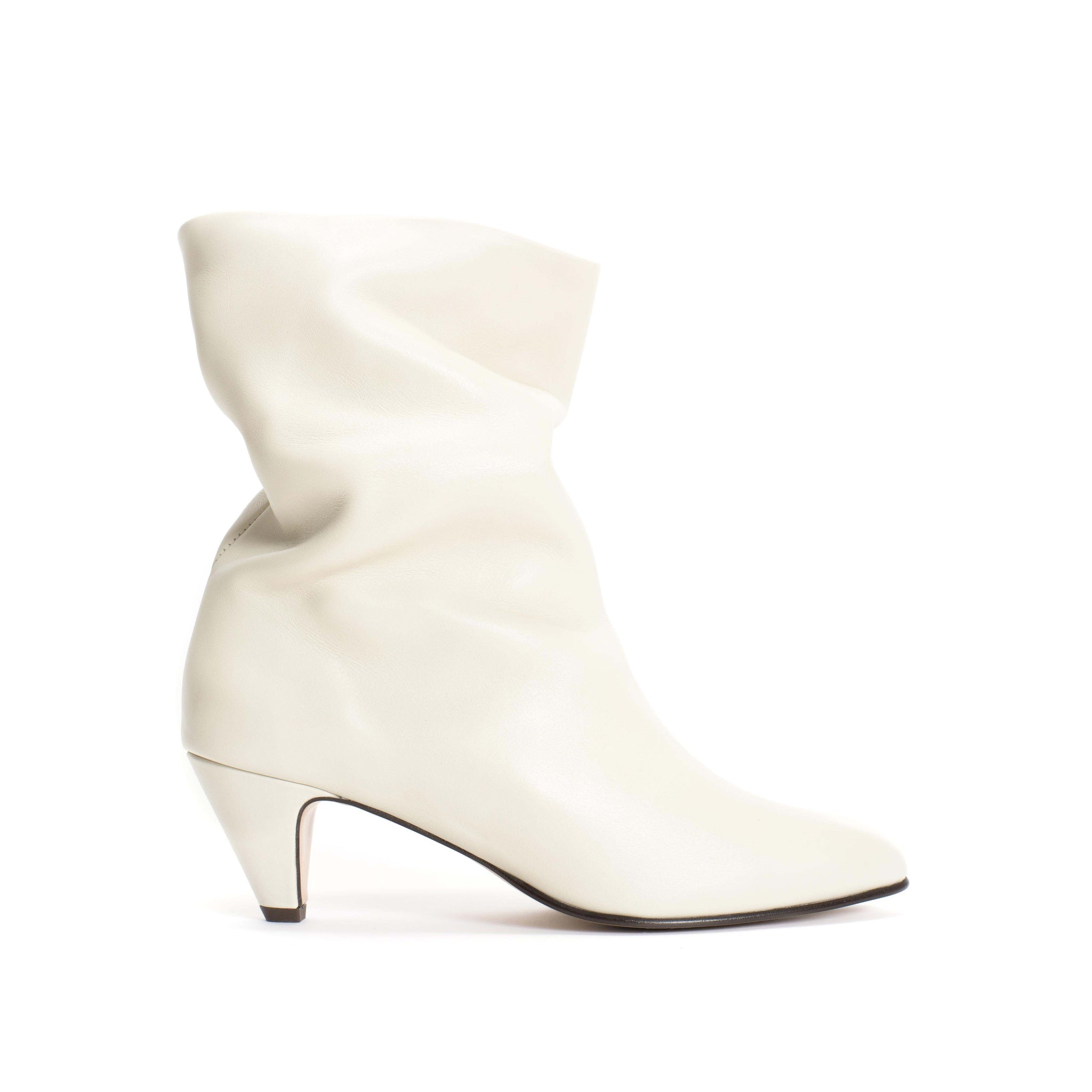 Vully 50 stiletto Soft calf Milk white - Anonymous Copenhagen