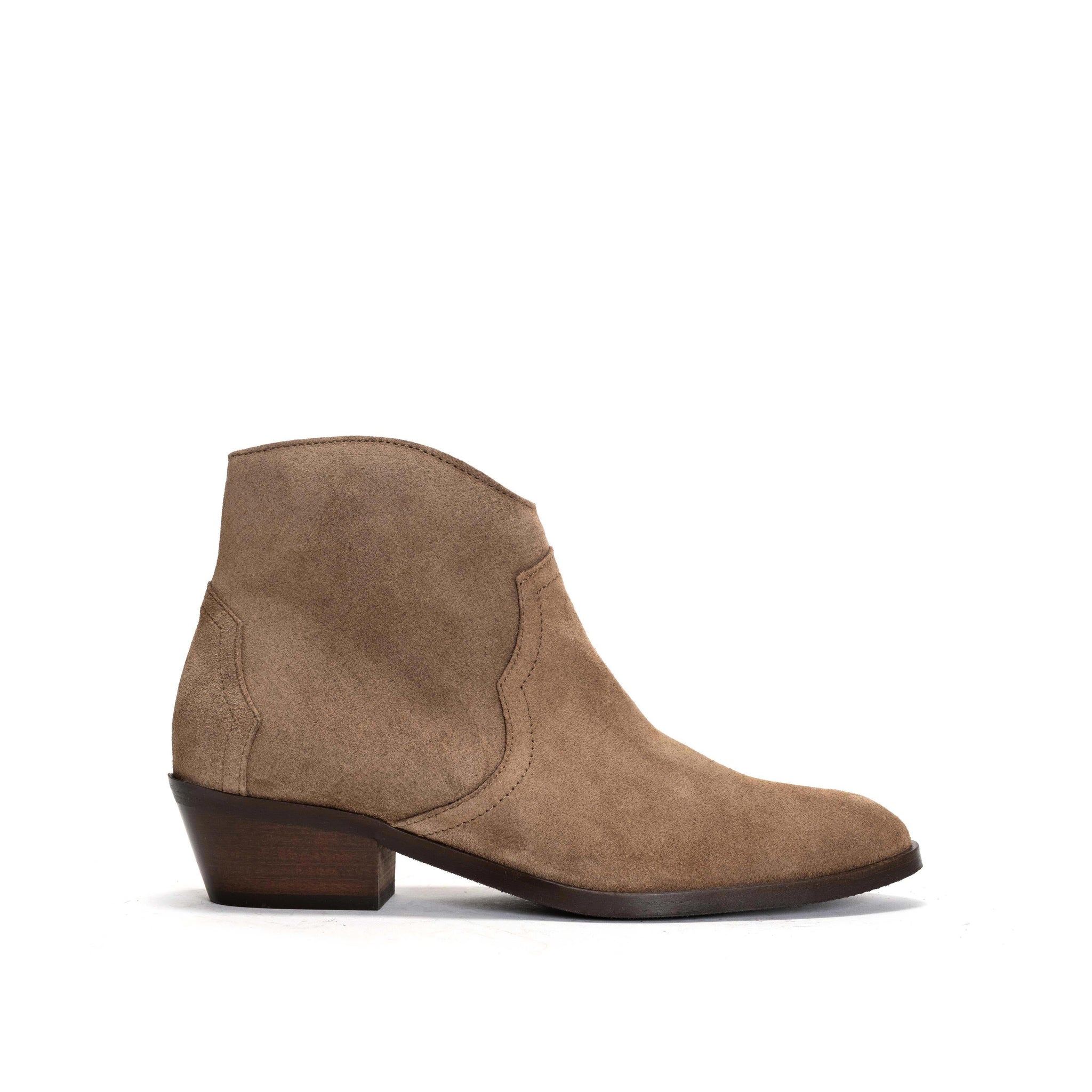 Fiona 35 Calf Suede Mushroom - Anonymous Copenhagen